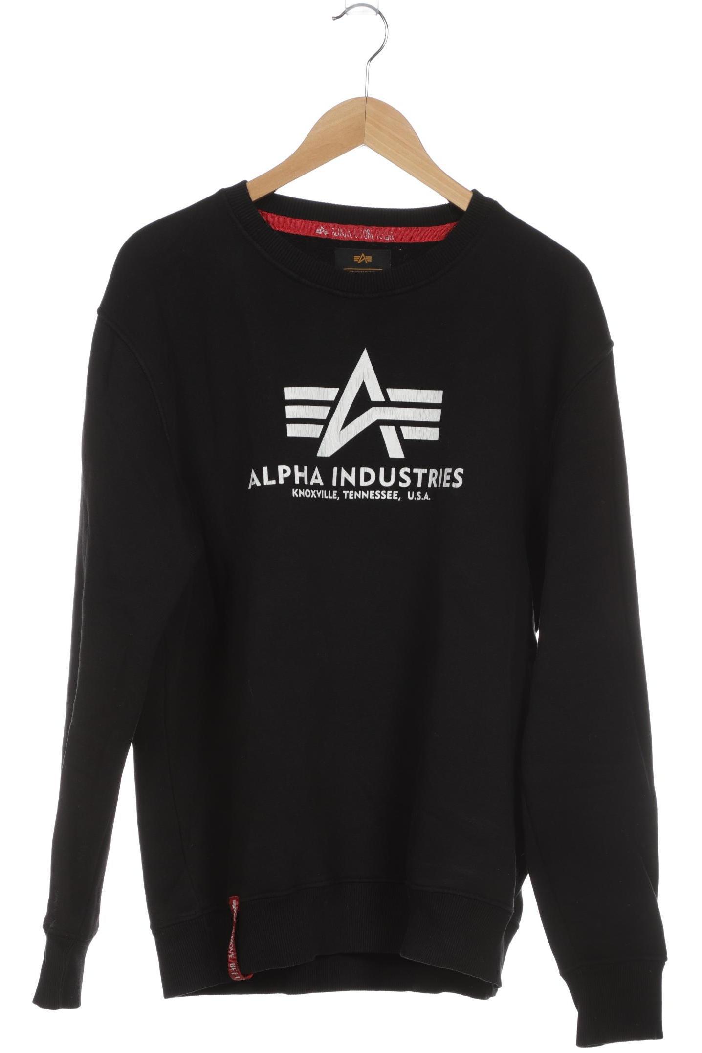 Thumbnail - Alpha industries Herren Sweatshirt, schwarz, Gr.