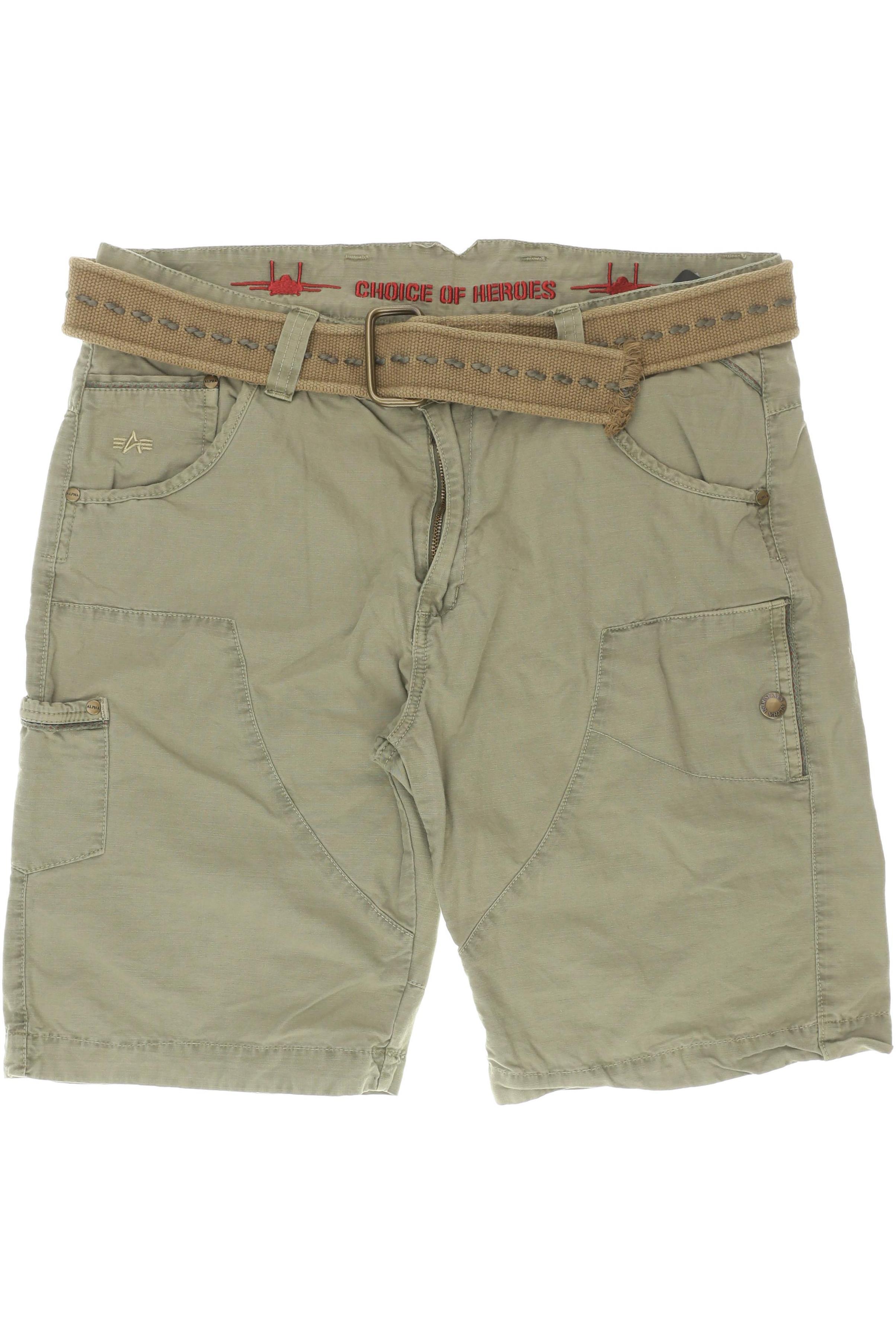 Thumbnail - Alpha industries Herren Shorts, grün, Gr. 34