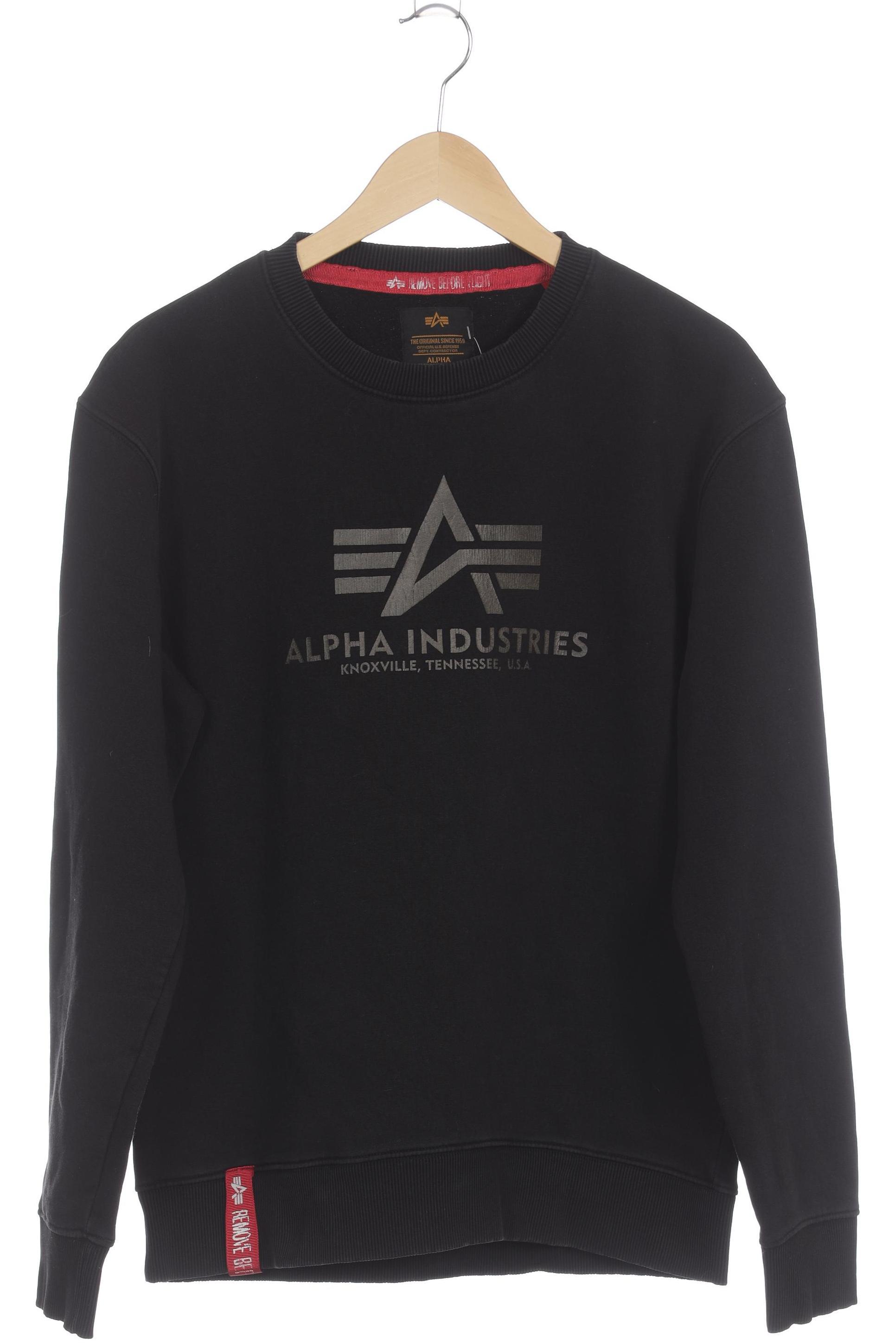 Thumbnail - Alpha industries Herren Sweatshirt, schwarz, Gr.