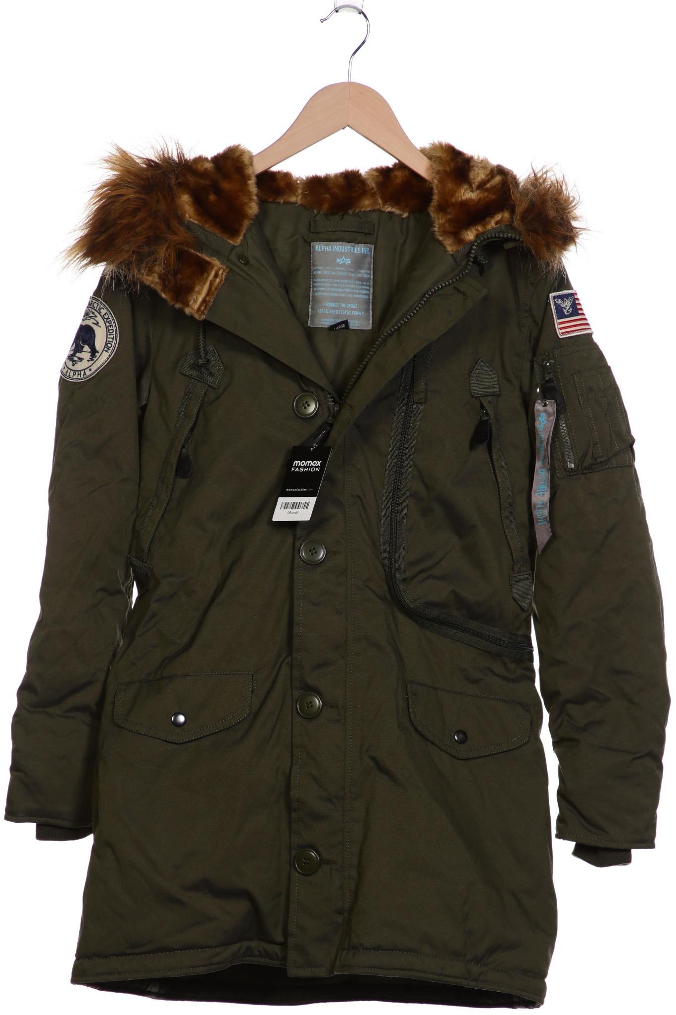 

Alpha industries Damen Mantel, grün, Gr. 42