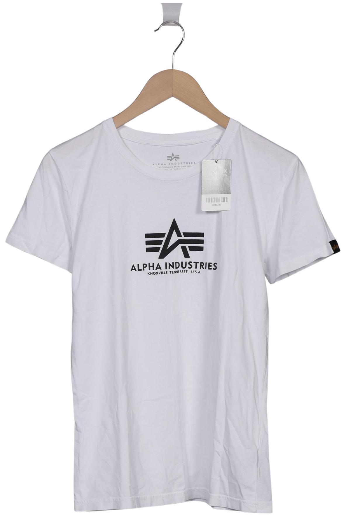 

Alpha industries Damen T-Shirt, weiß, Gr. 42