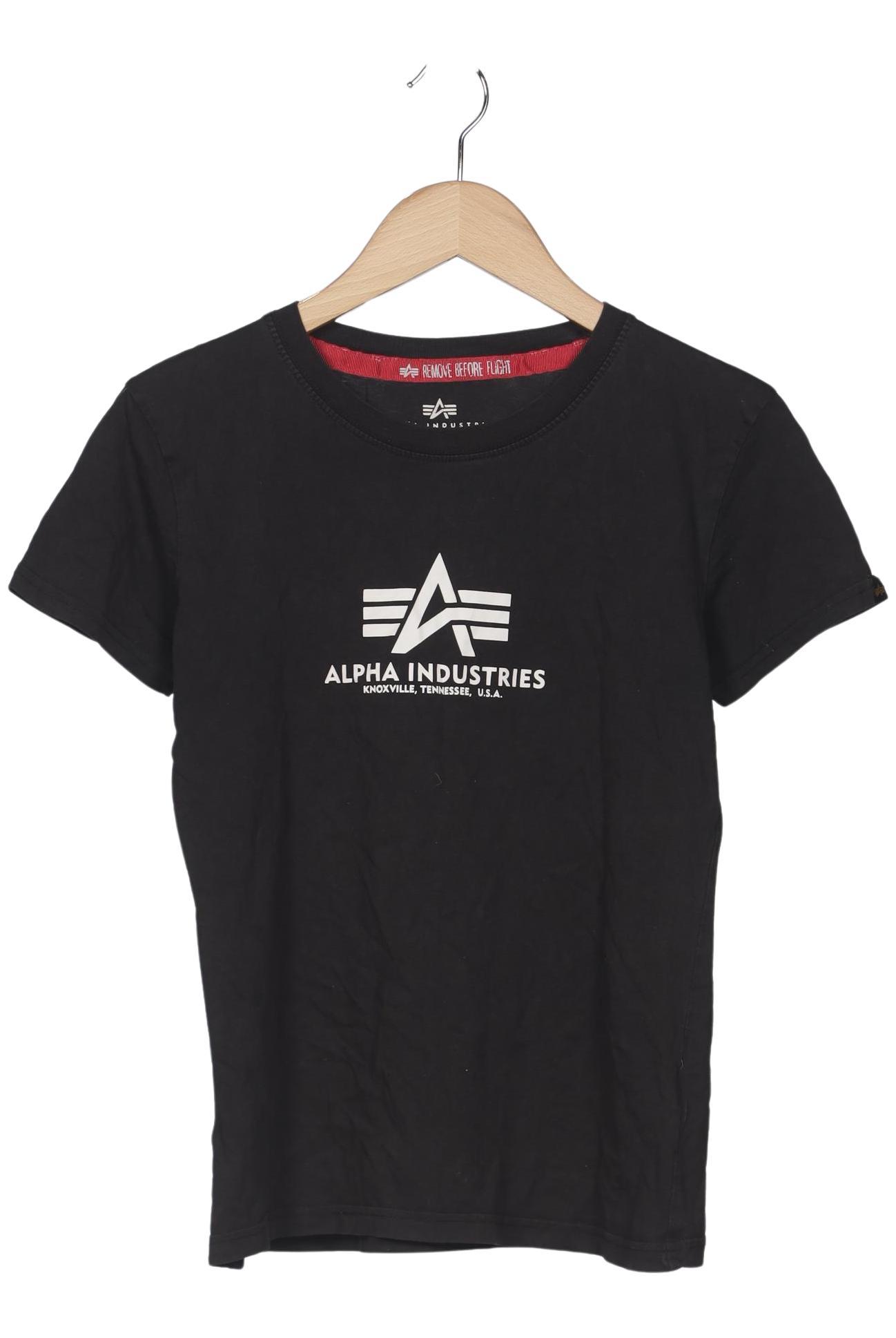 

Alpha industries Damen T-Shirt, schwarz, Gr. 38