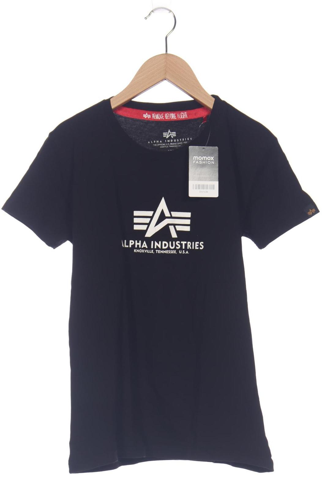 

Alpha industries Damen T-Shirt, schwarz, Gr. 36