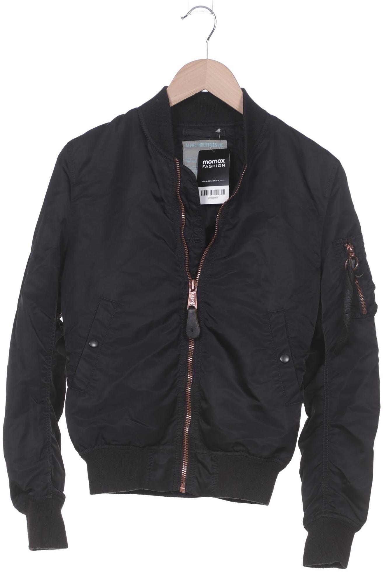 

Alpha industries Damen Jacke, schwarz, Gr. 38