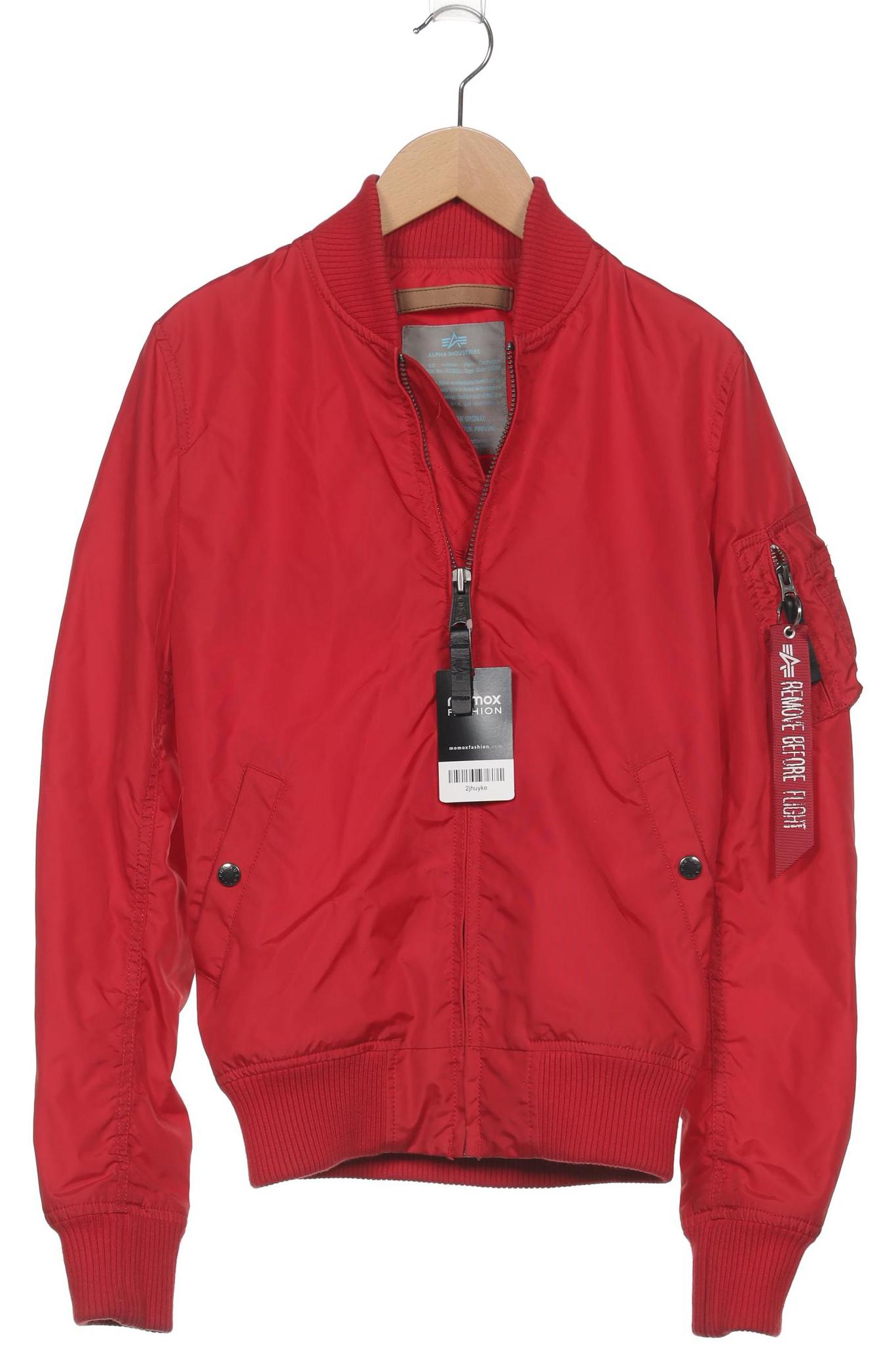 

Alpha industries Damen Jacke, rot, Gr. 36