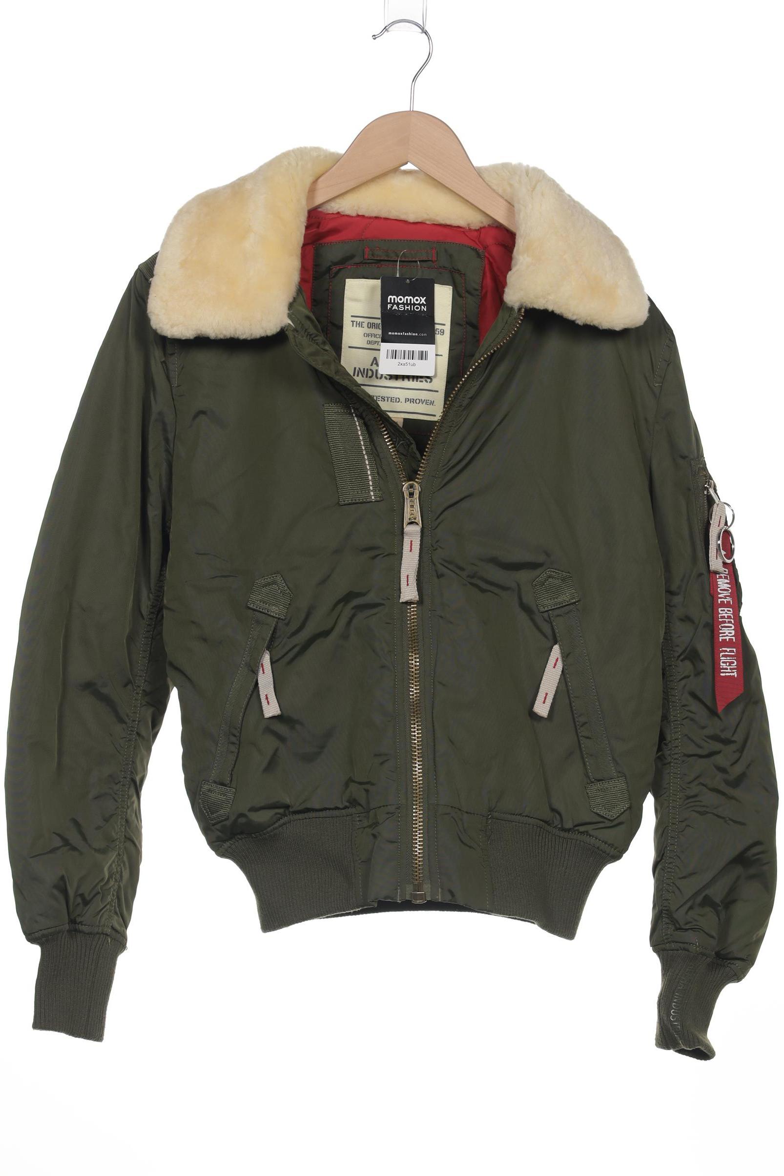 

Alpha industries Damen Jacke, grün, Gr. 36