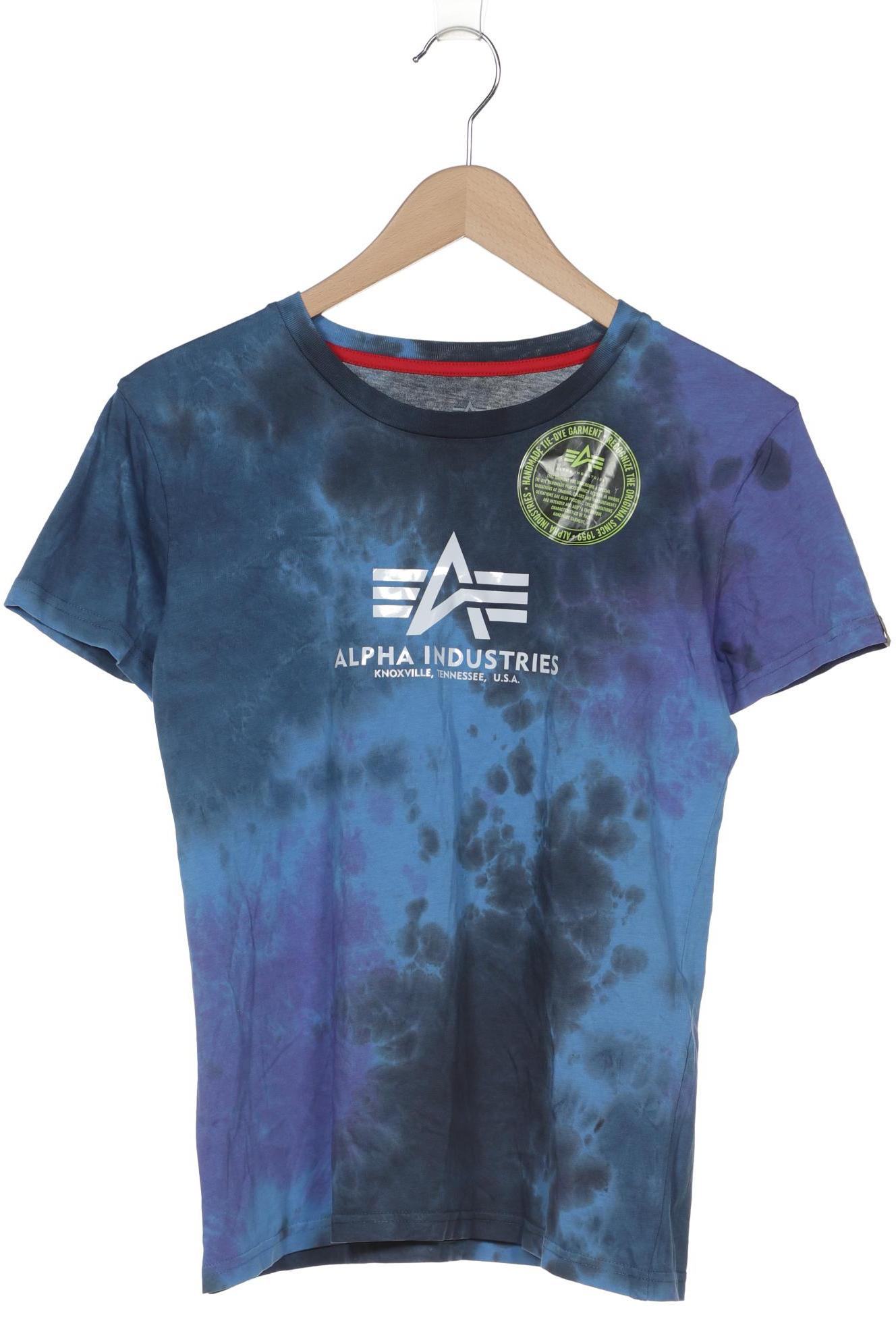 

Alpha industries Damen T-Shirt, blau, Gr. 36