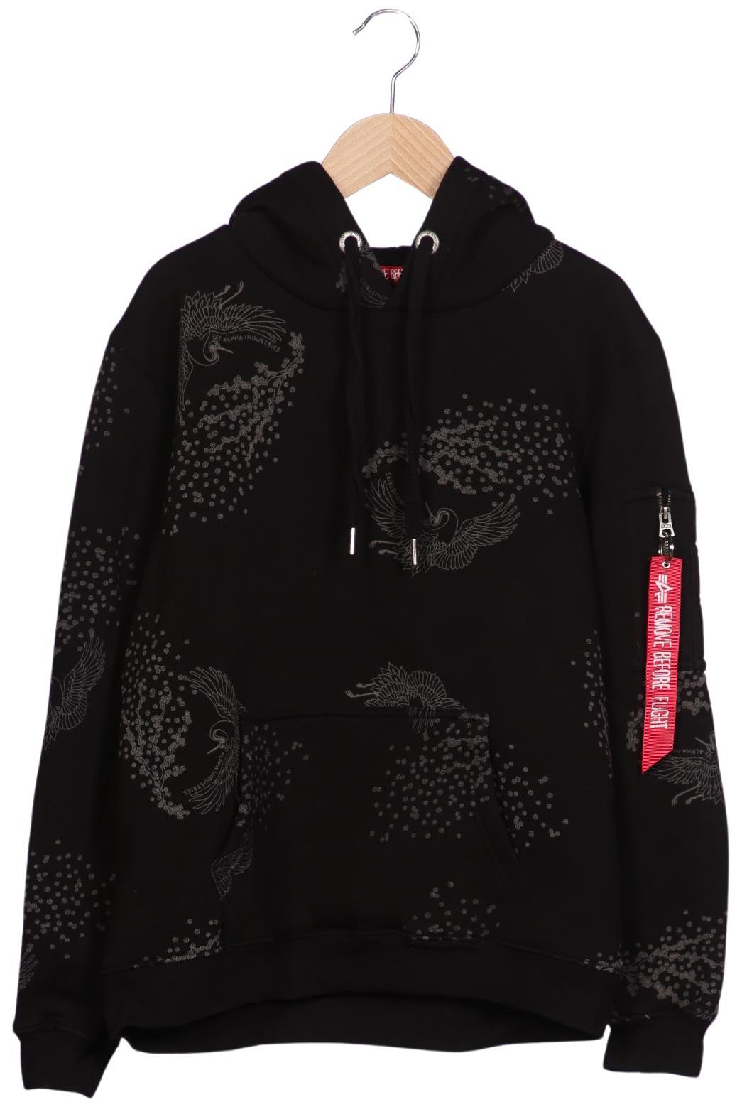 

Alpha industries Damen Kapuzenpullover, schwarz, Gr. 38