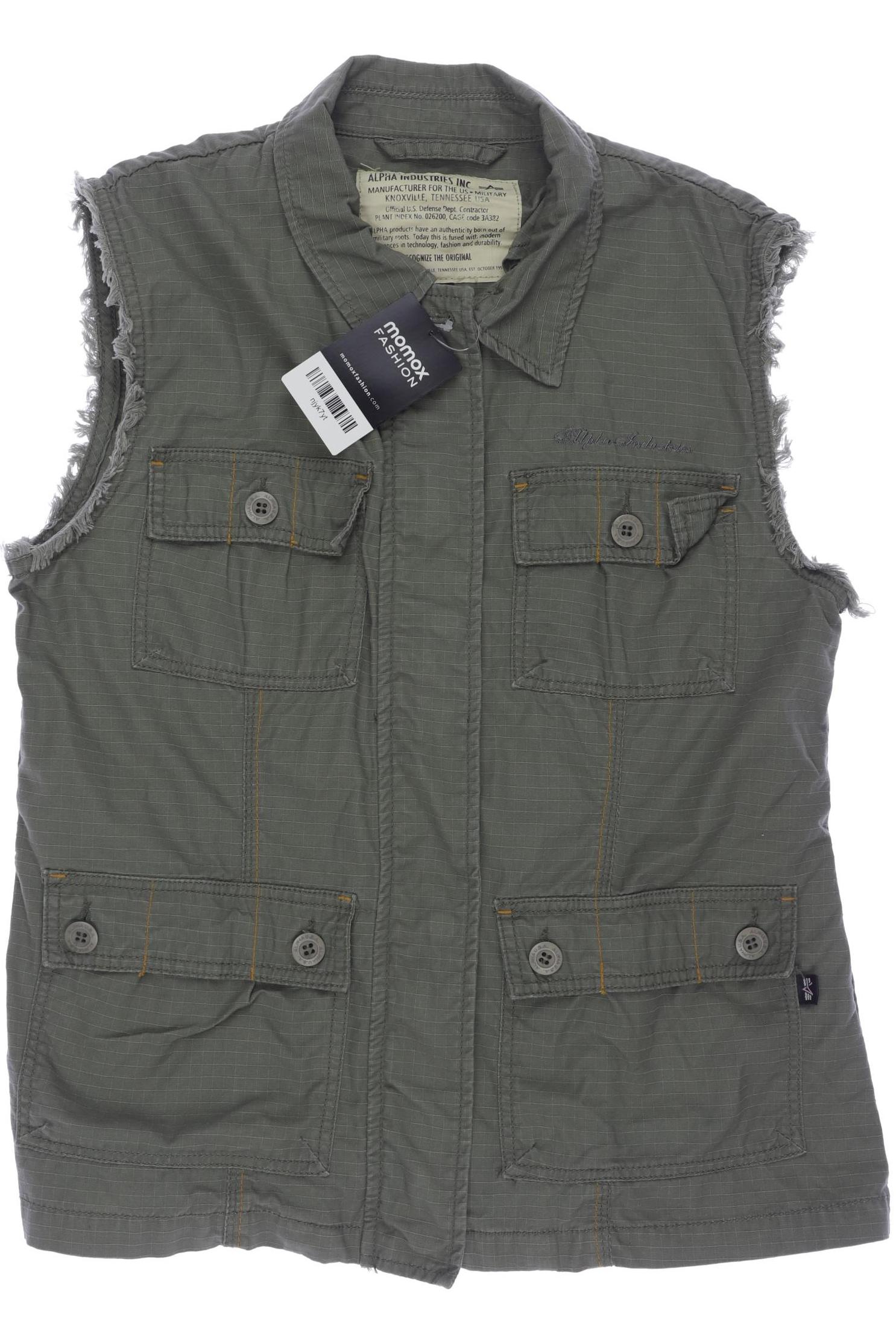 

Alpha industries Damen Weste, grün, Gr. 42
