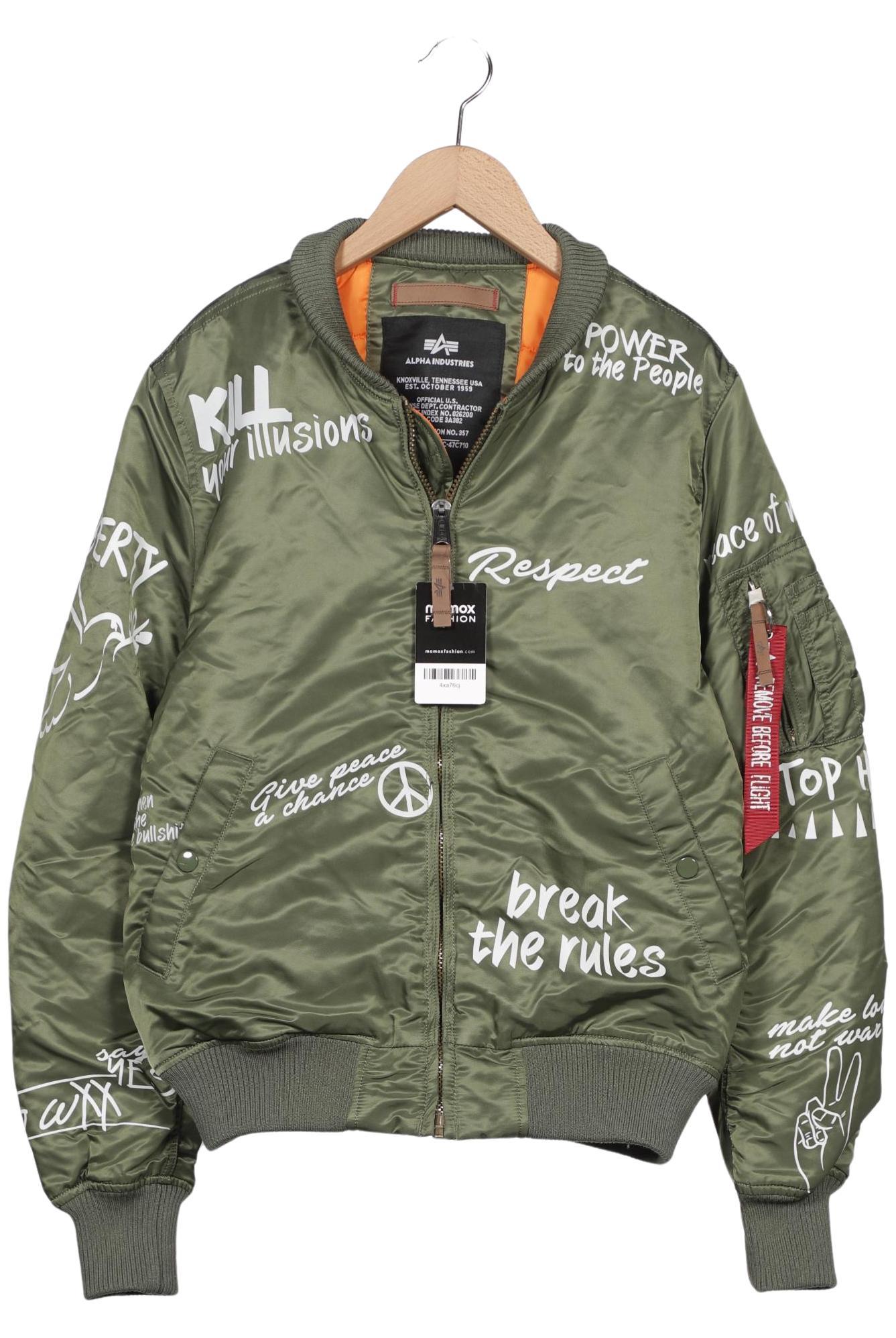 

Alpha industries Damen Jacke, grün, Gr. 38