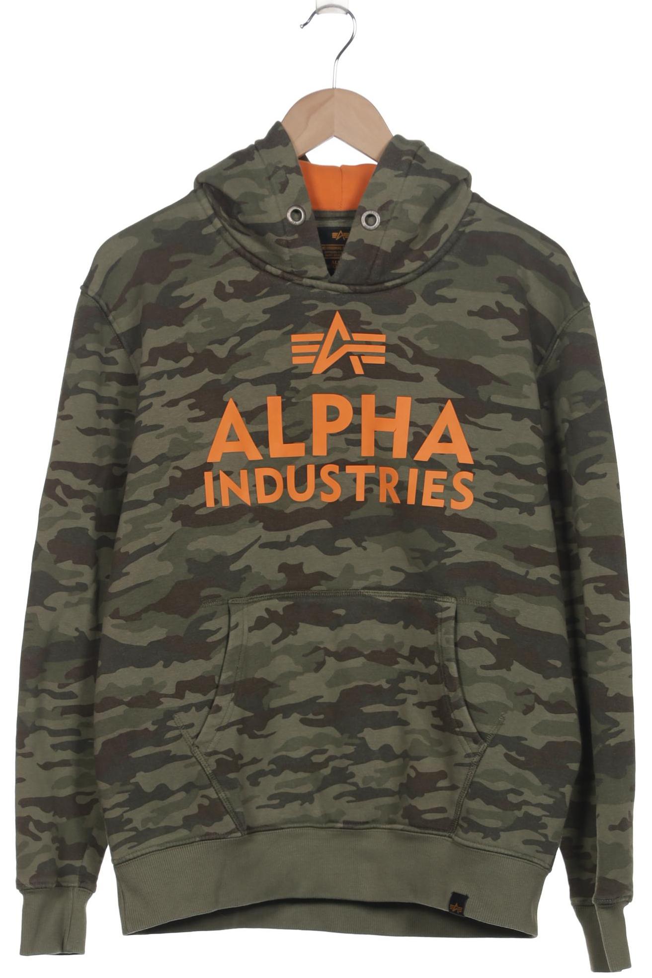 

Alpha industries Damen Kapuzenpullover, grün, Gr. 38