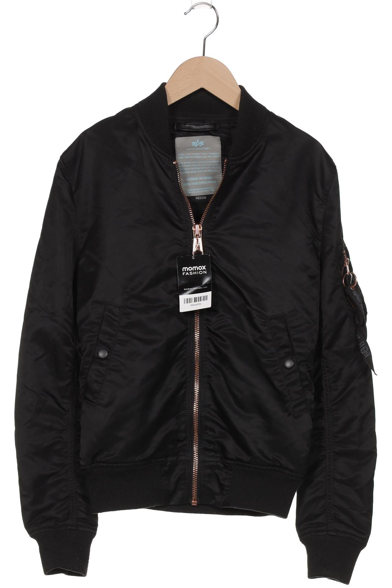 

Alpha industries Damen Jacke, schwarz, Gr. 38