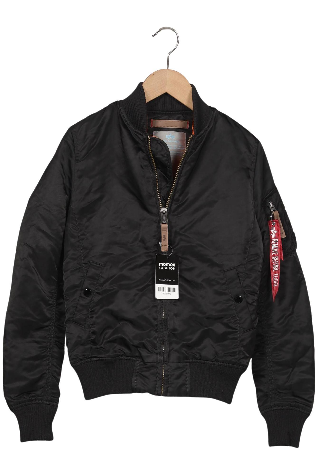 

Alpha industries Damen Jacke, schwarz, Gr. 34