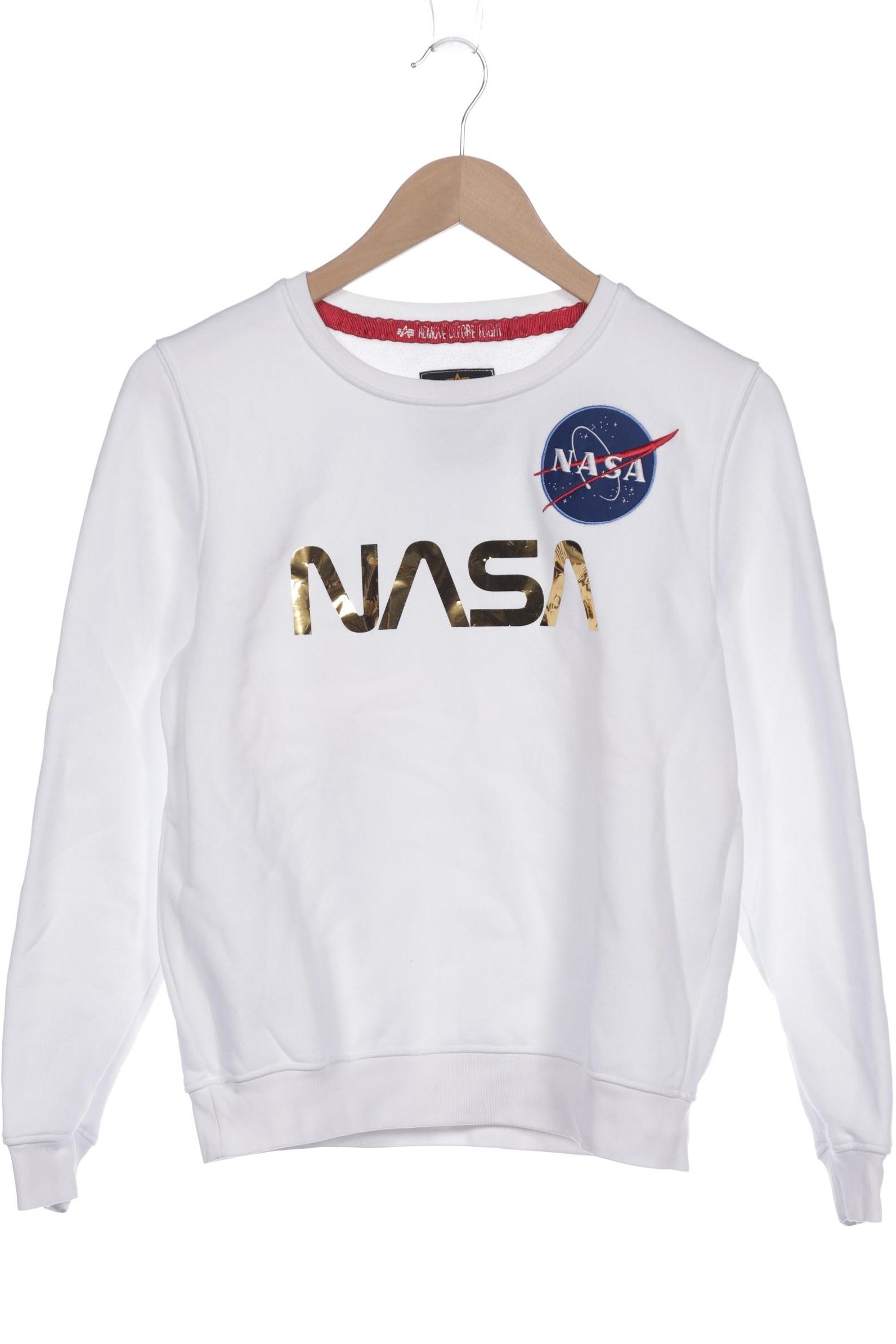 

Alpha industries Damen Sweatshirt, weiß, Gr. 34