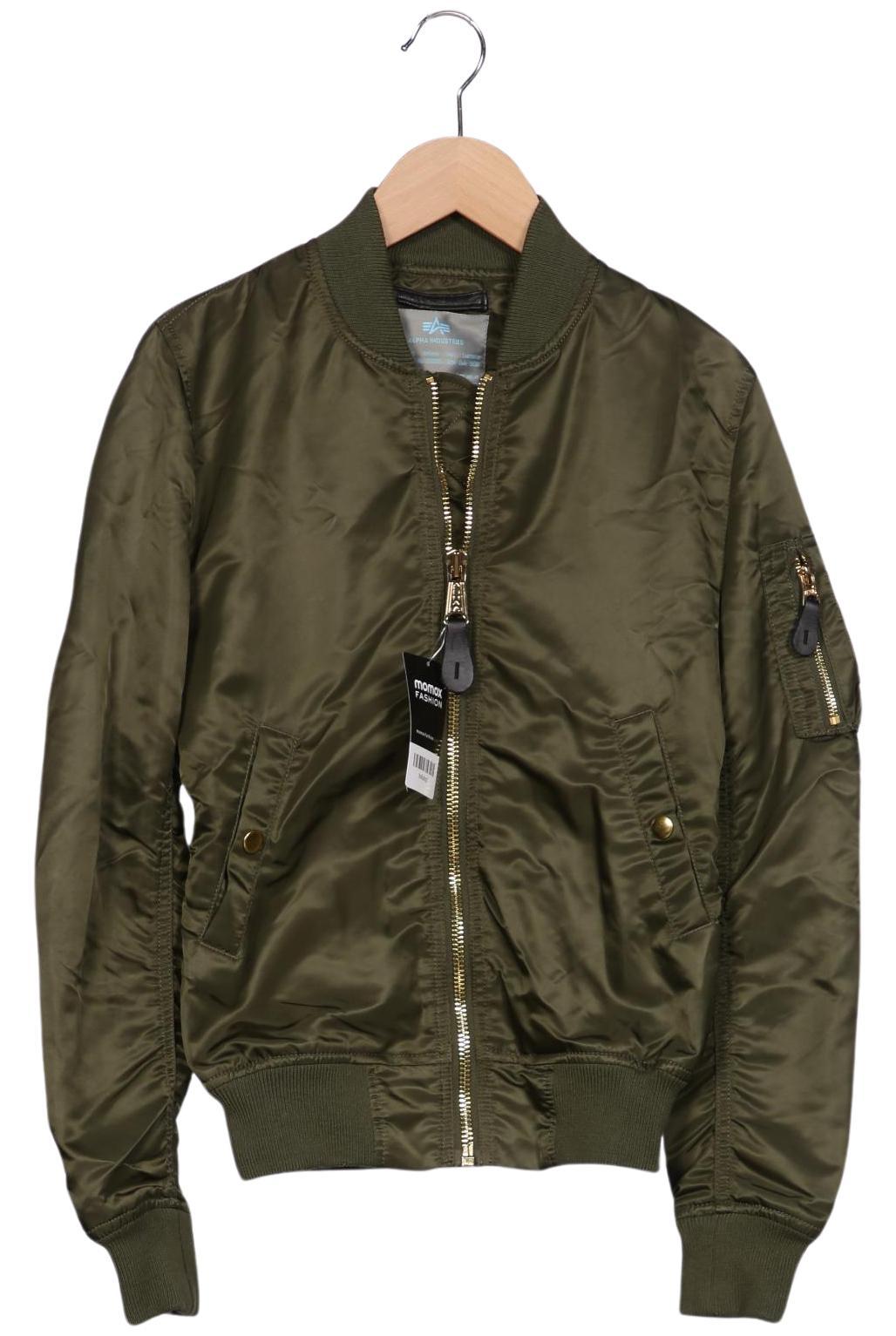 

Alpha industries Damen Jacke, grün, Gr. 34