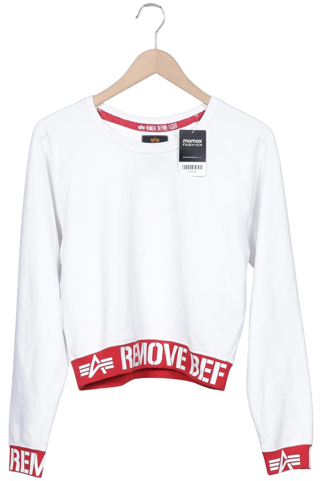 

Alpha industries Damen Sweatshirt, weiß, Gr. 38