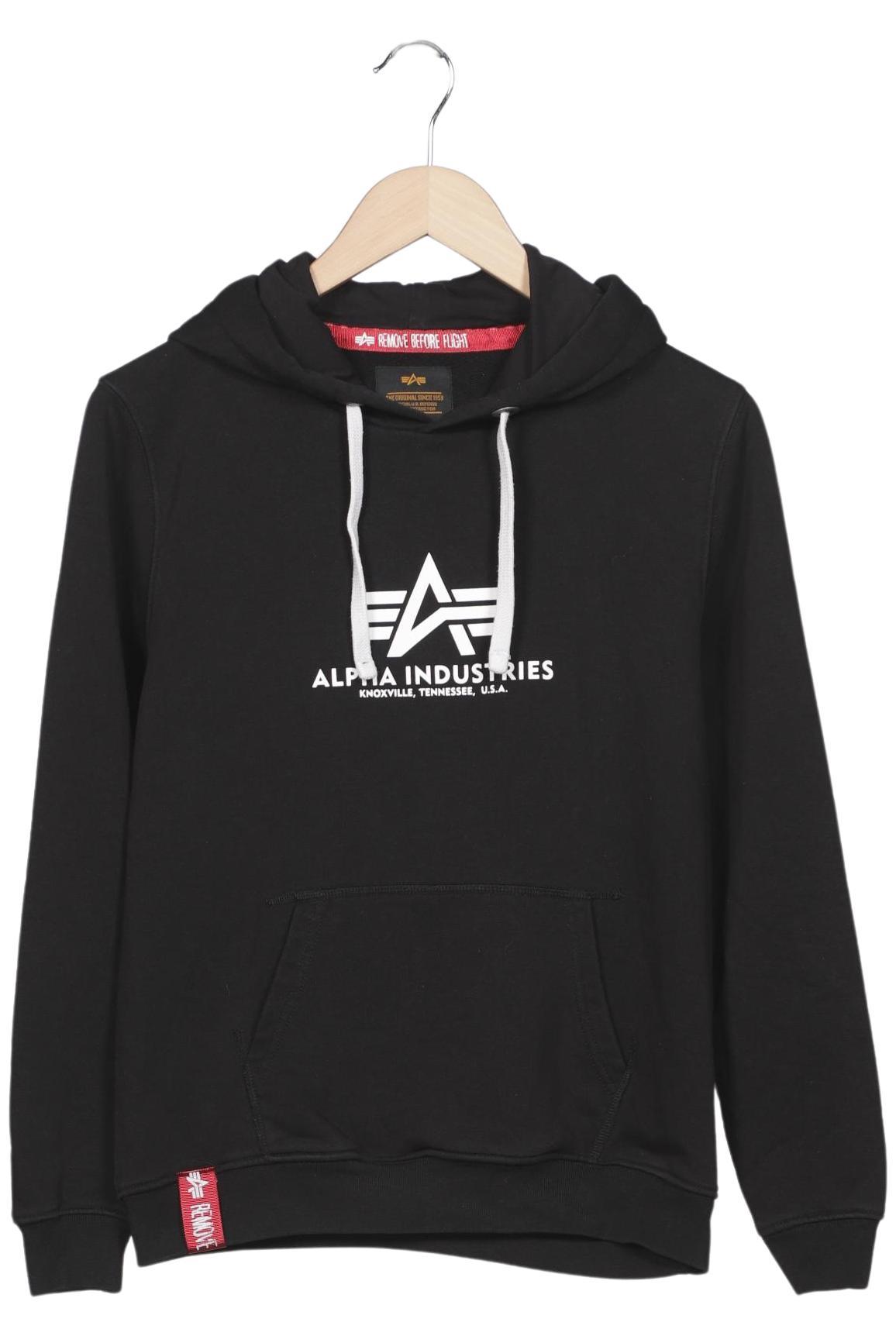 

Alpha industries Damen Kapuzenpullover, schwarz, Gr. 36