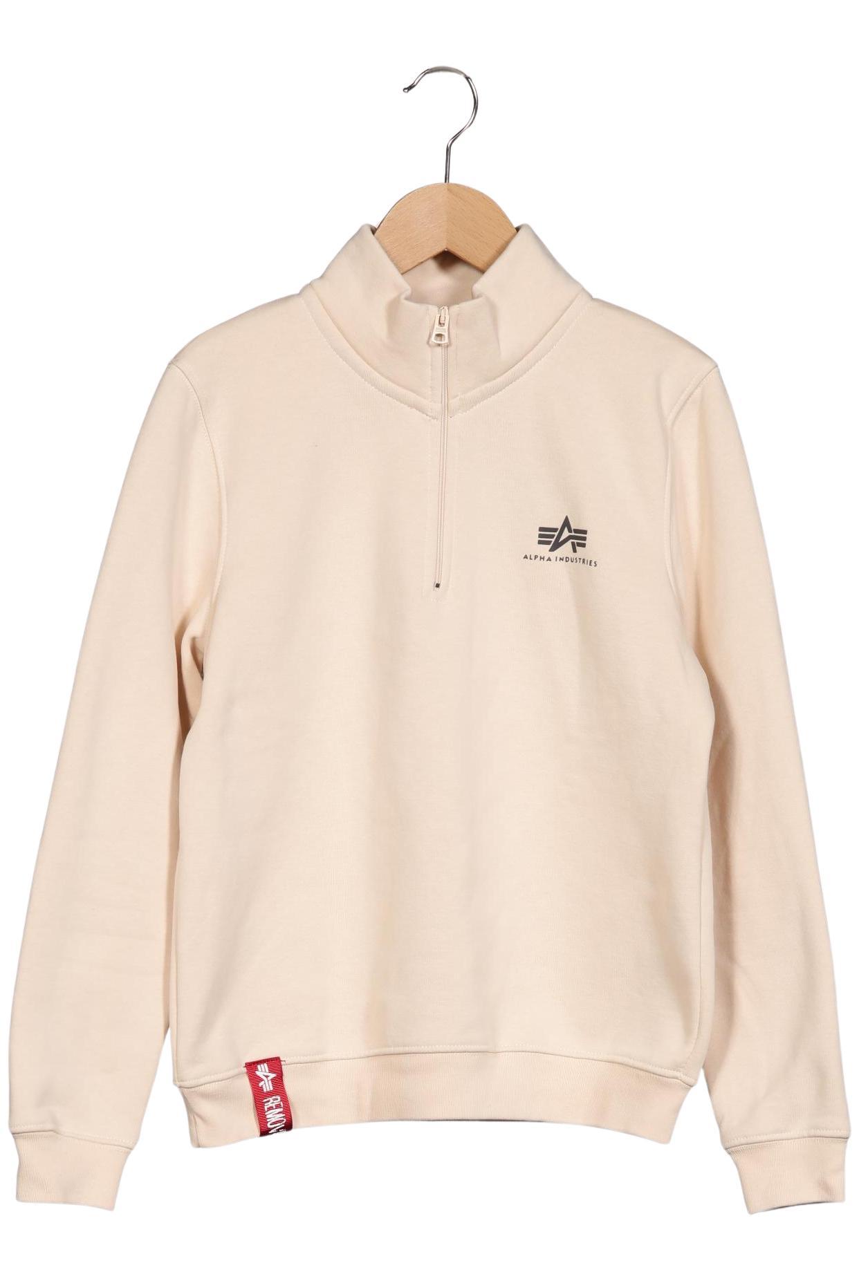 

Alpha industries Damen Sweatshirt, cremeweiß, Gr. 34