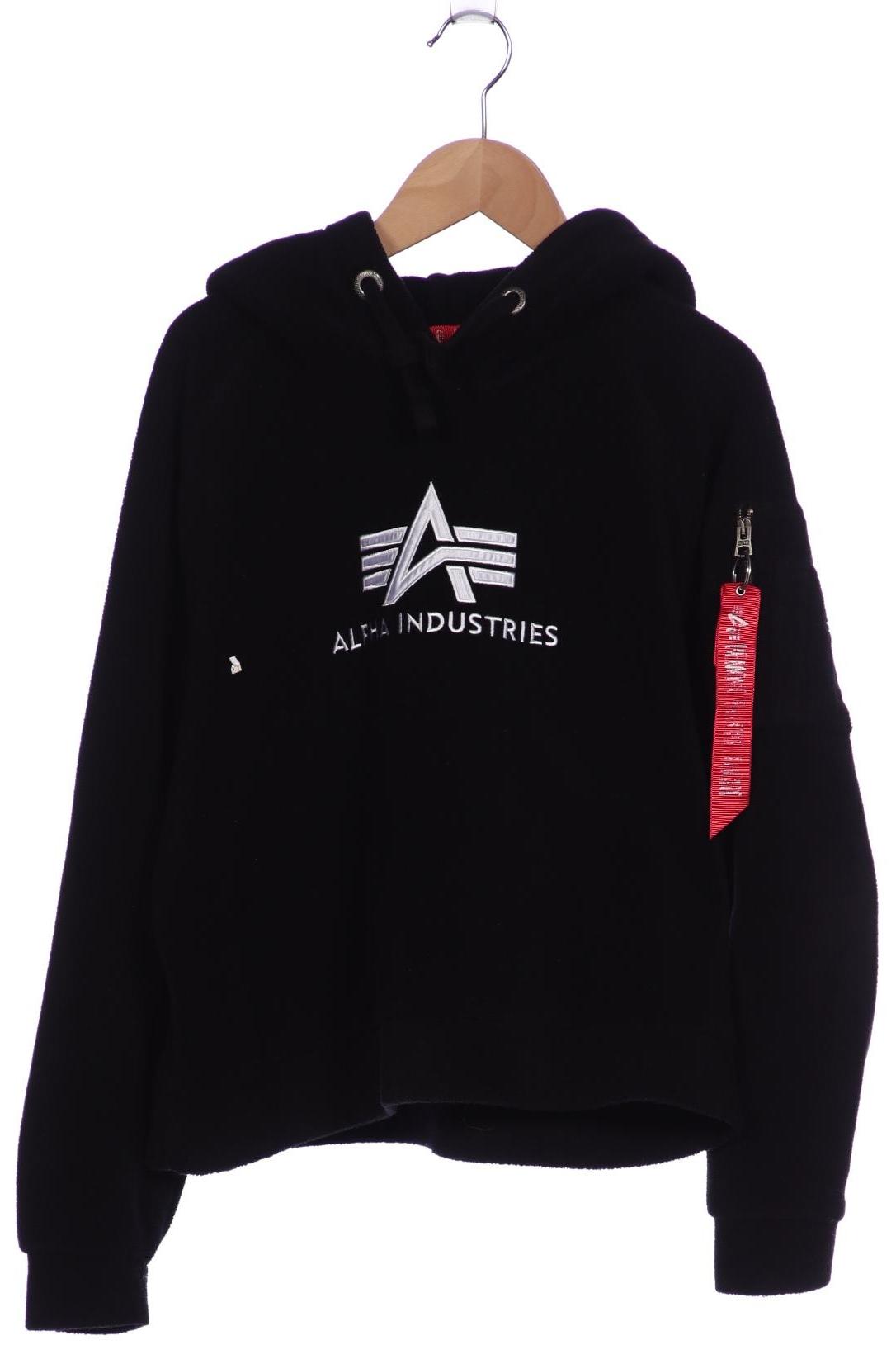 

Alpha industries Damen Kapuzenpullover, schwarz, Gr. 38