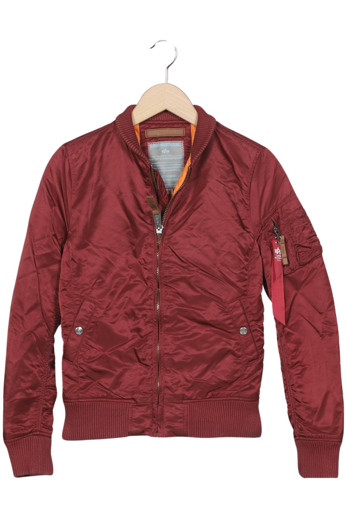 

Alpha industries Damen Jacke, rot, Gr. 36