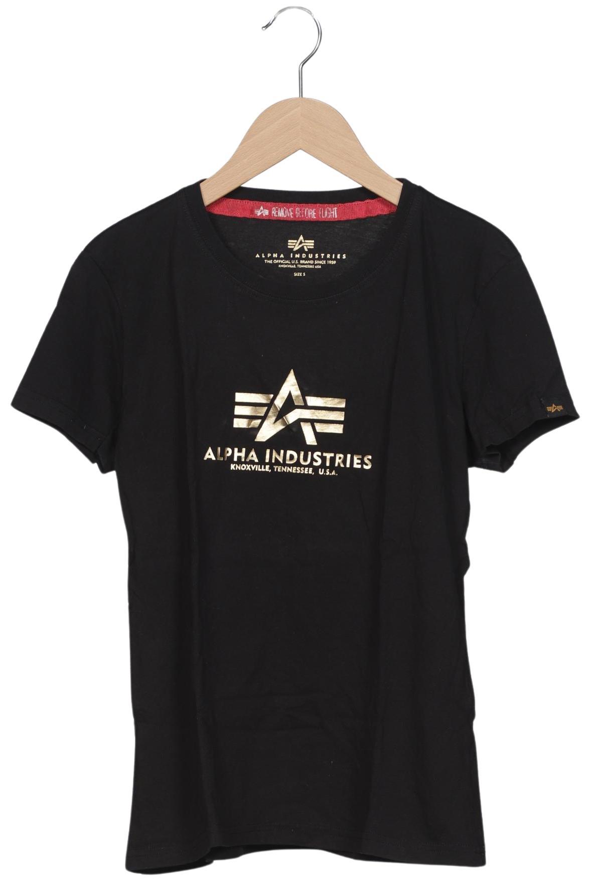 

Alpha industries Damen T-Shirt, mehrfarbig, Gr. 36