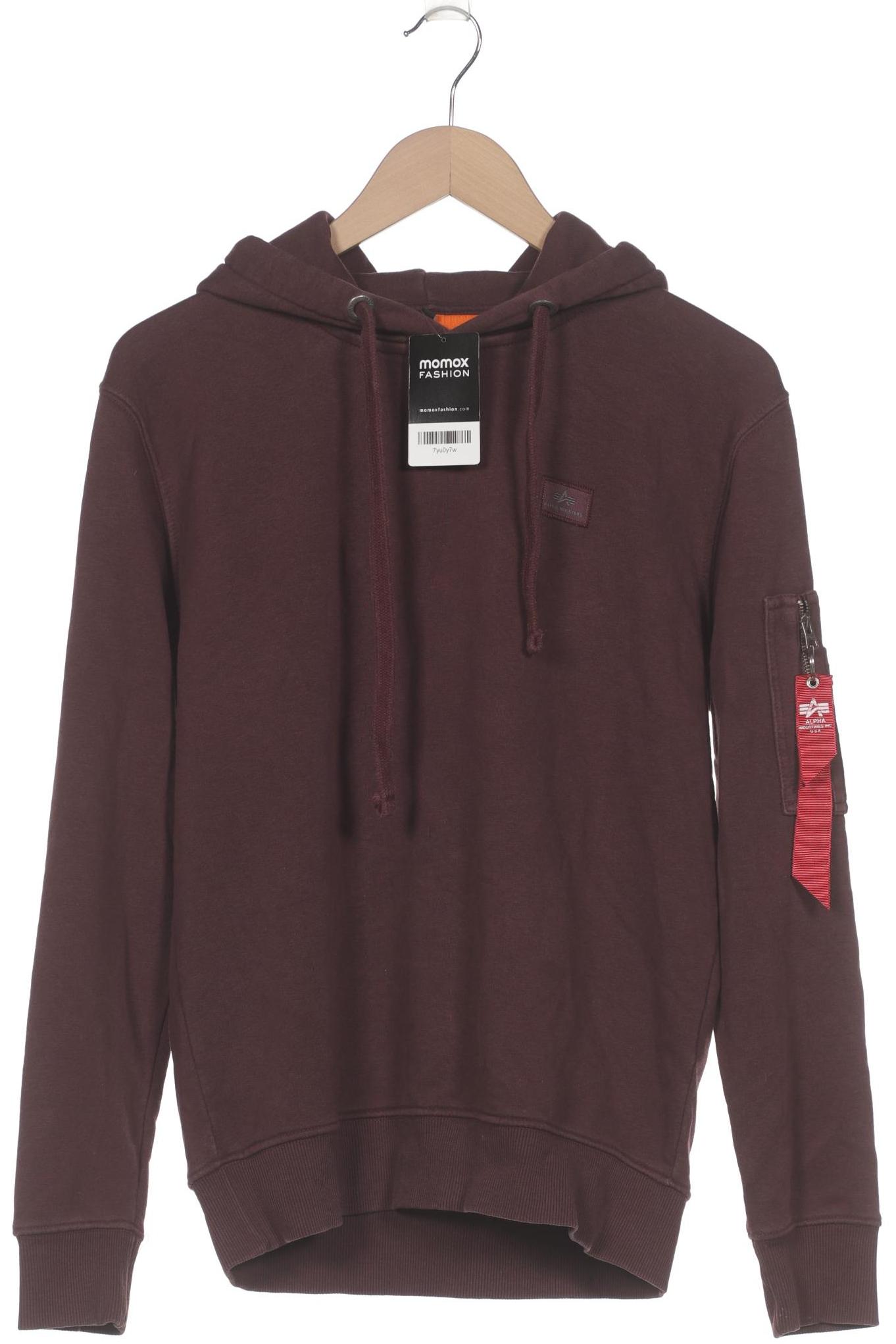 

Alpha industries Damen Kapuzenpullover, bordeaux, Gr. 36