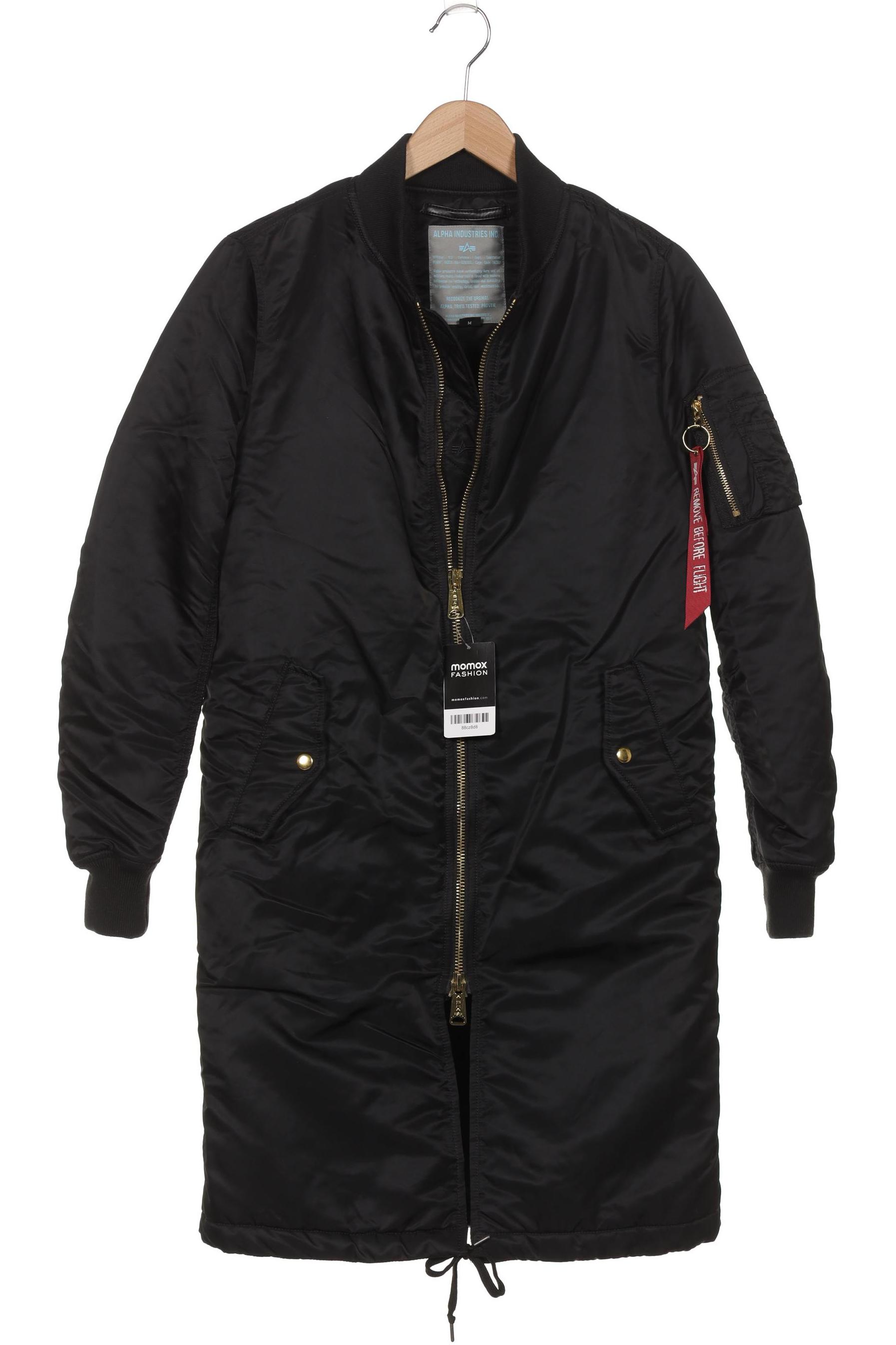 

Alpha industries Damen Mantel, schwarz, Gr. 38