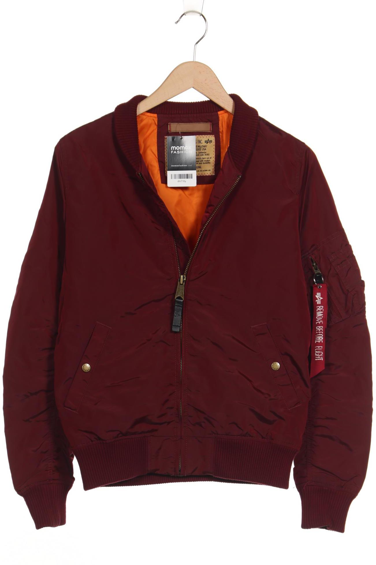 

Alpha industries Damen Jacke, bordeaux, Gr. 36