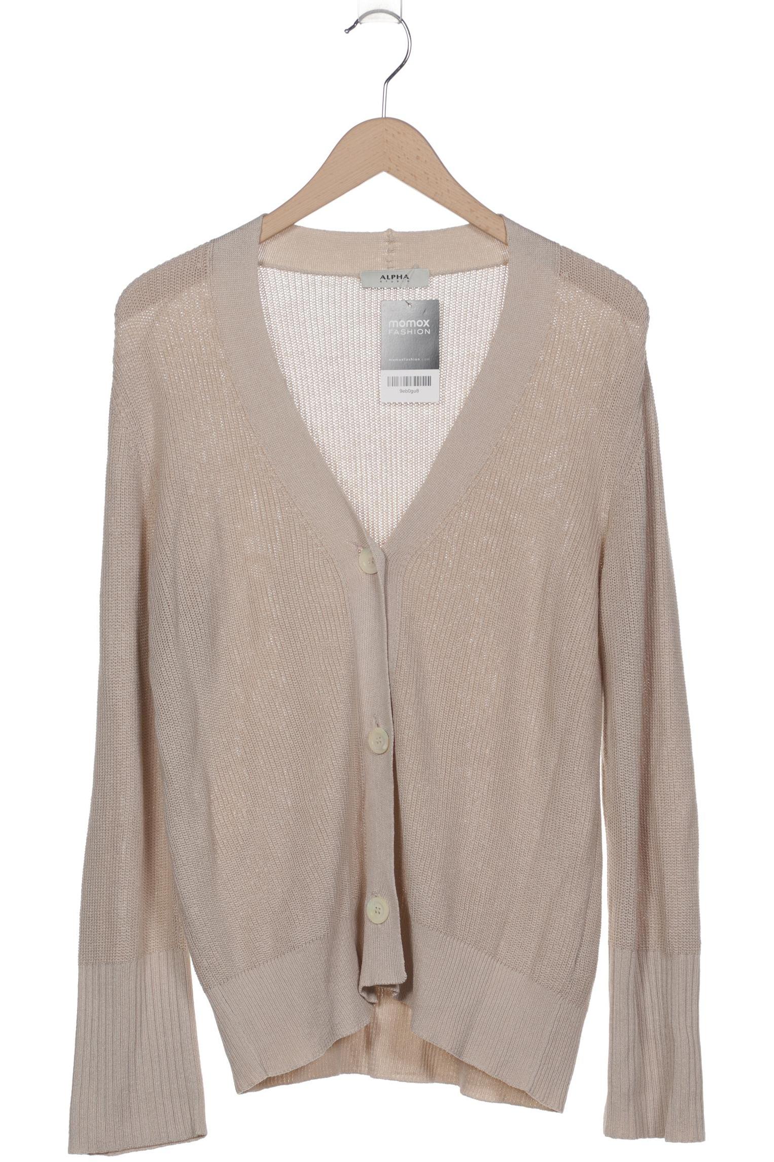

Alpha industries Damen Strickjacke, beige, Gr. 44