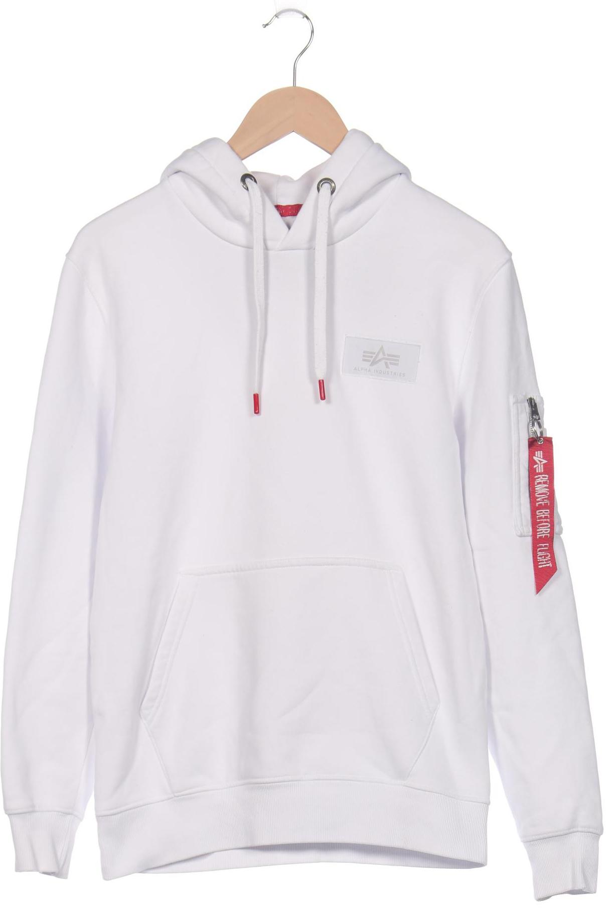 

Alpha industries Damen Kapuzenpullover, weiß, Gr. 36