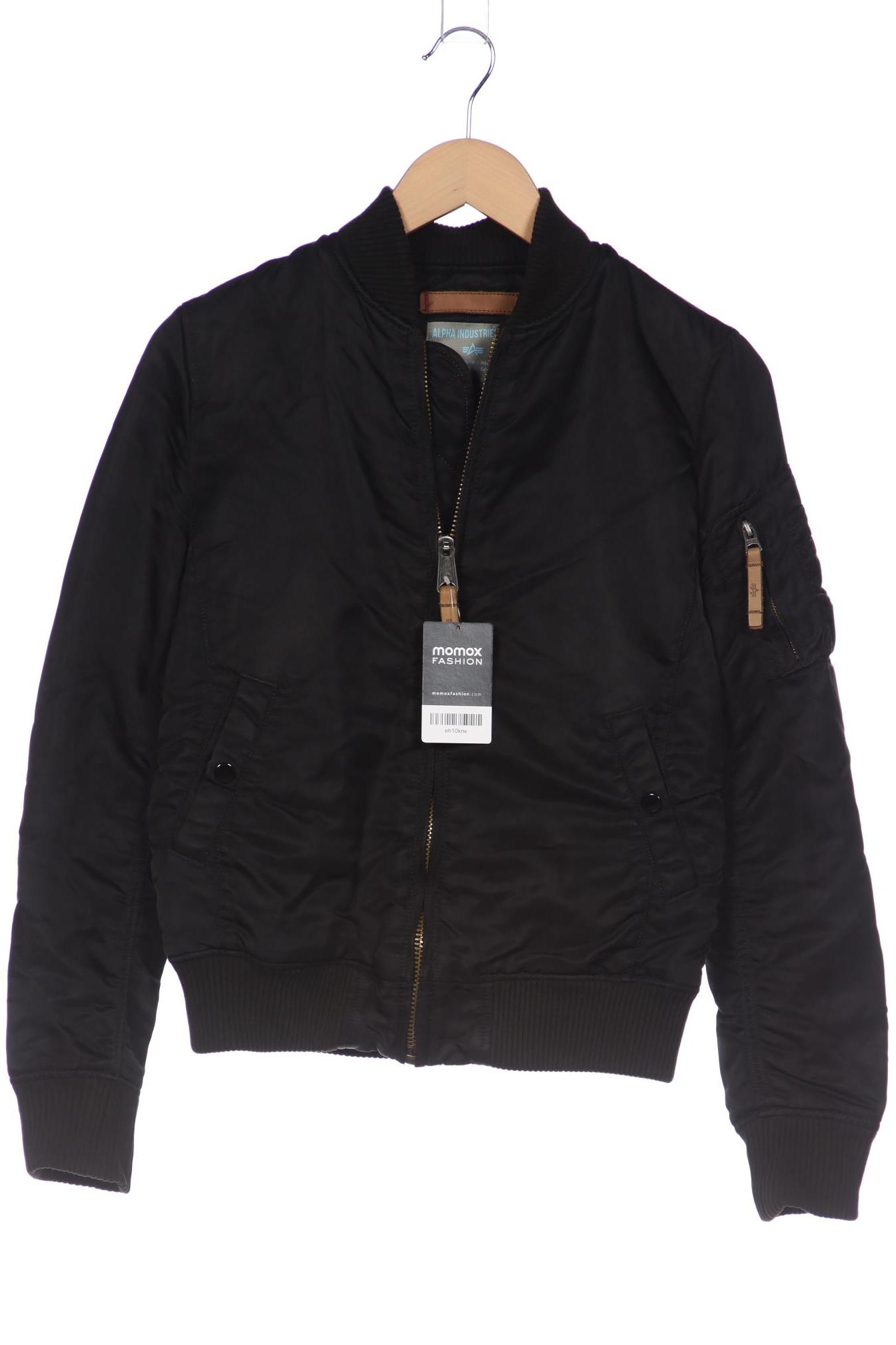 

Alpha industries Damen Jacke, schwarz, Gr. 36