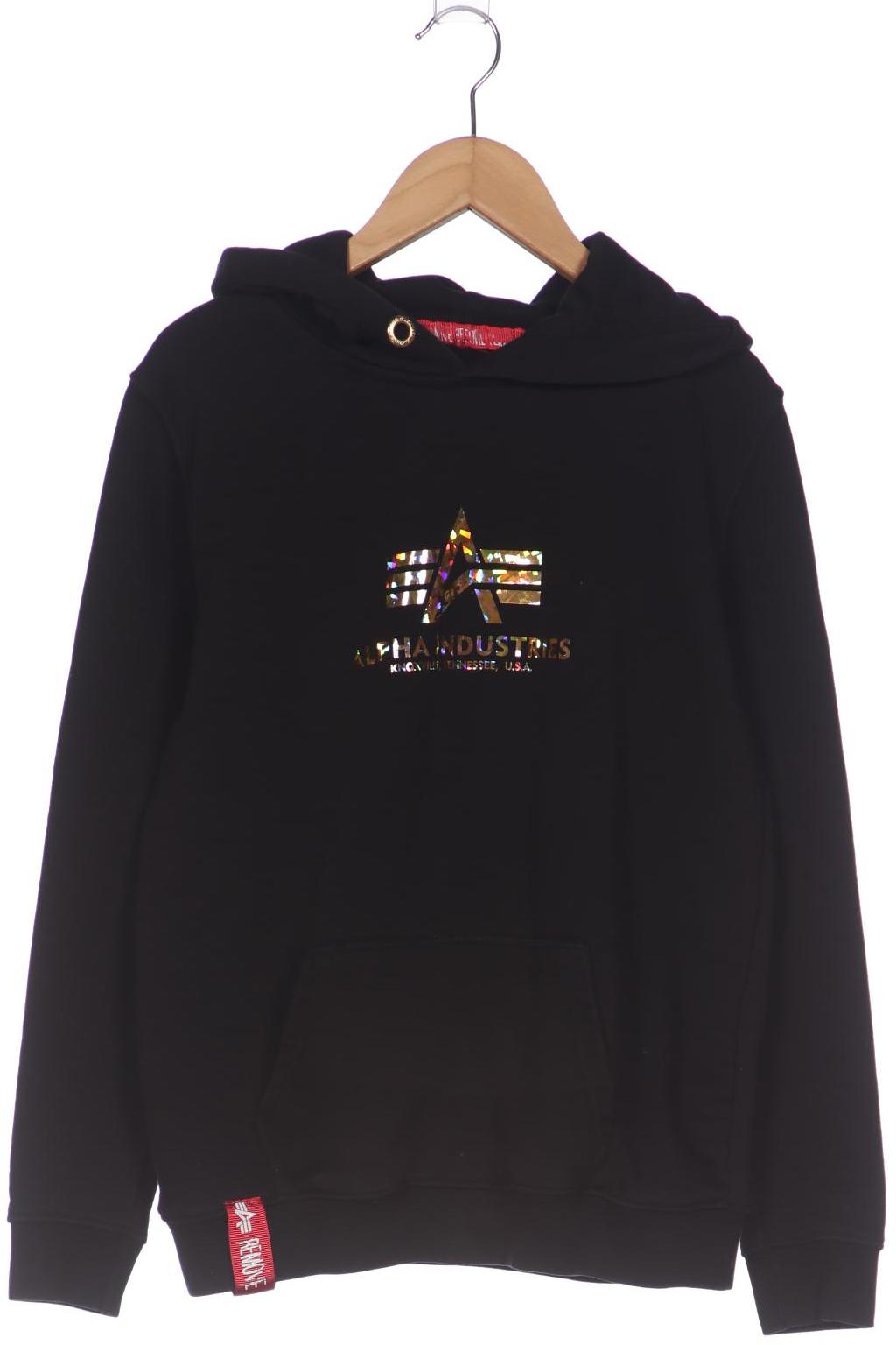 

Alpha industries Damen Kapuzenpullover, schwarz, Gr. 36