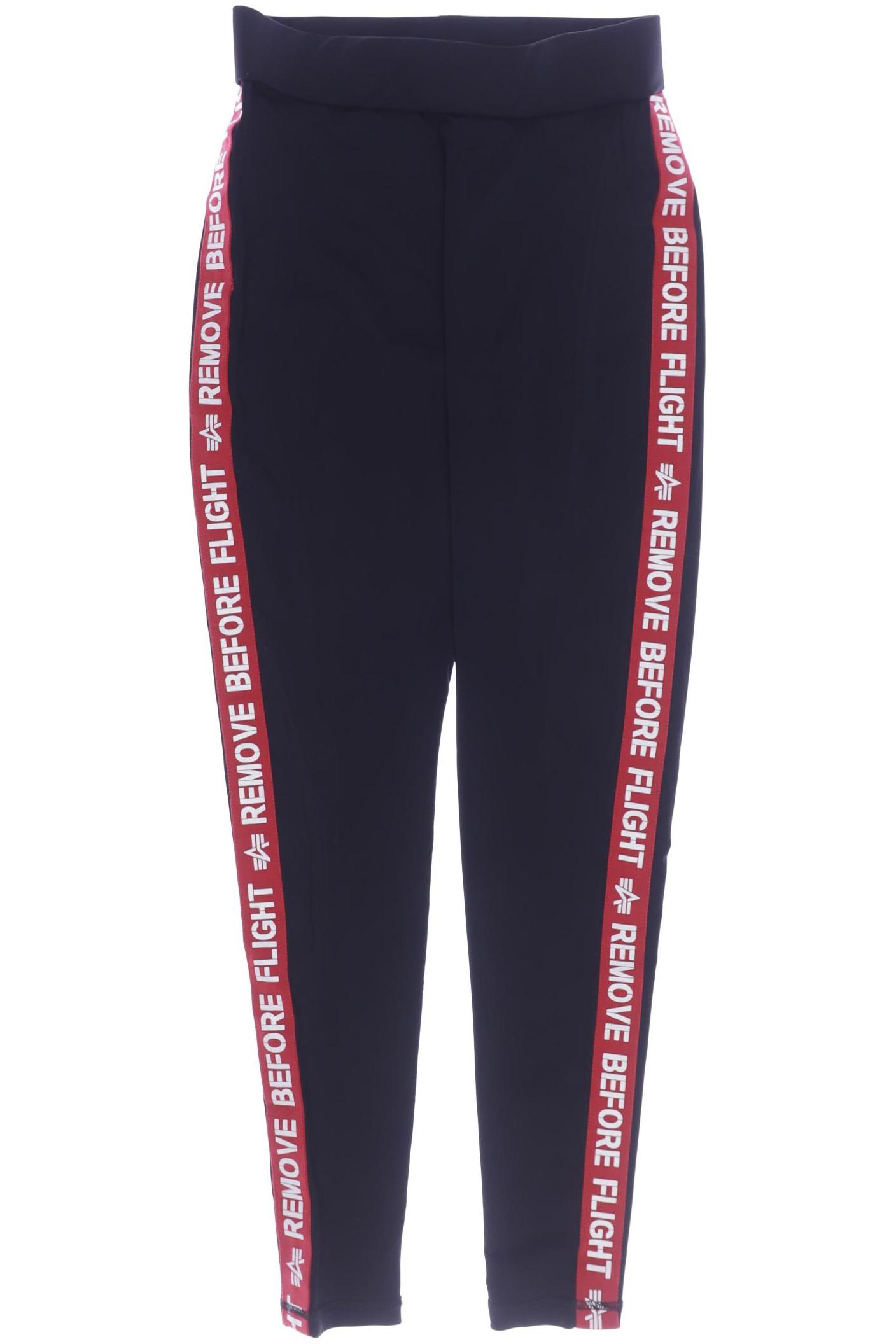 

Alpha industries Damen Stoffhose, schwarz, Gr. 0