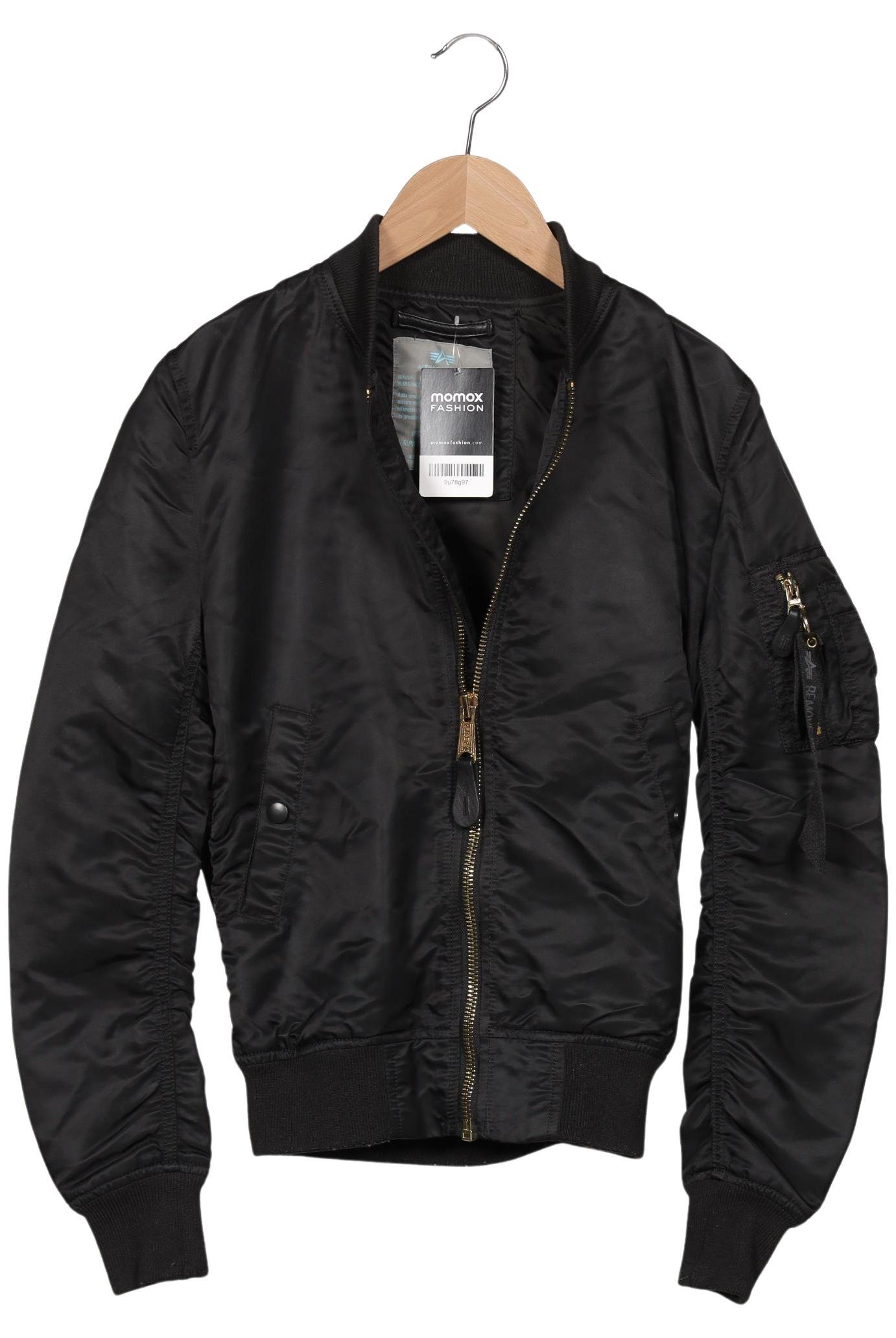 

Alpha industries Damen Jacke, schwarz, Gr. 36