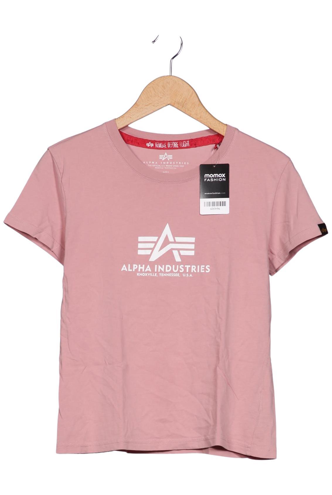 

Alpha industries Damen T-Shirt, pink, Gr. 36