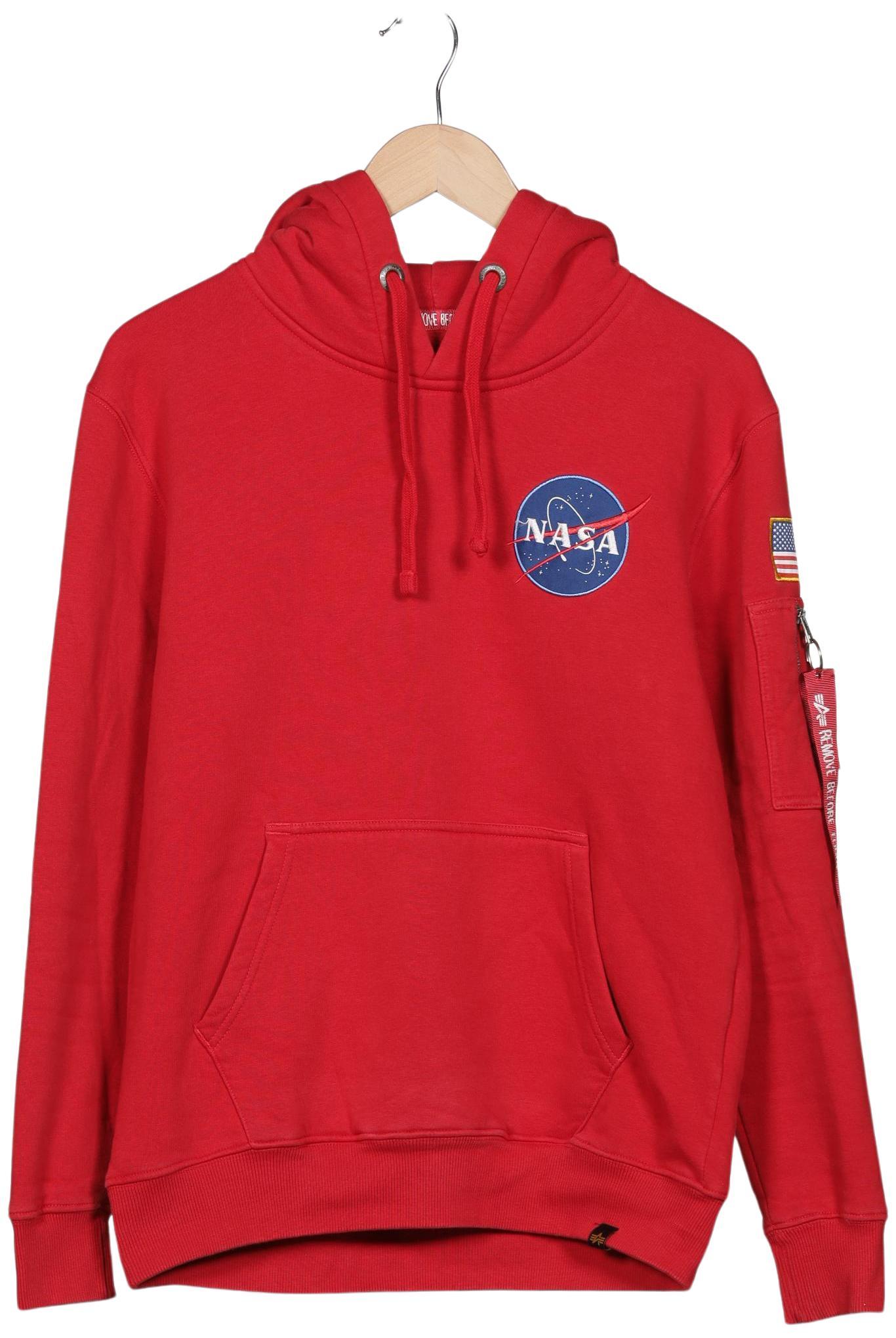 

Alpha industries Damen Kapuzenpullover, rot, Gr. 36