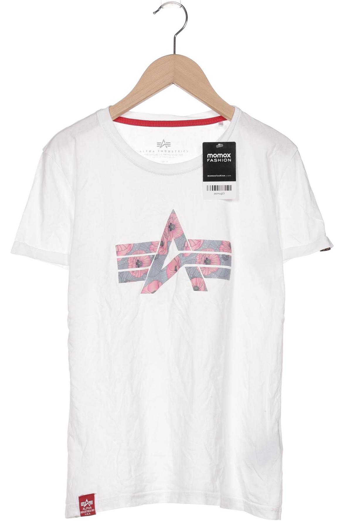 

Alpha industries Damen T-Shirt, weiß, Gr. 38