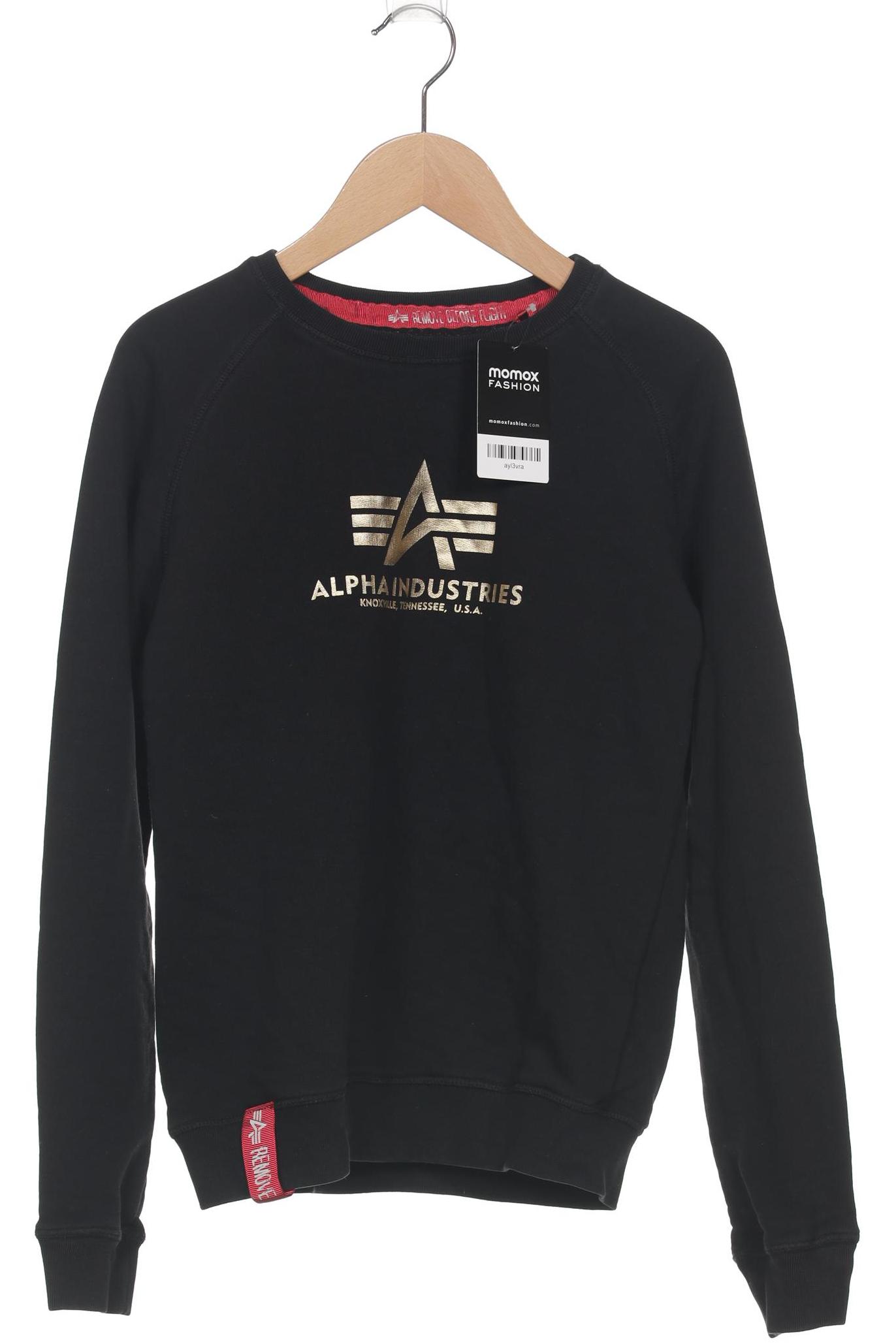 

Alpha industries Damen Sweatshirt, schwarz, Gr. 34