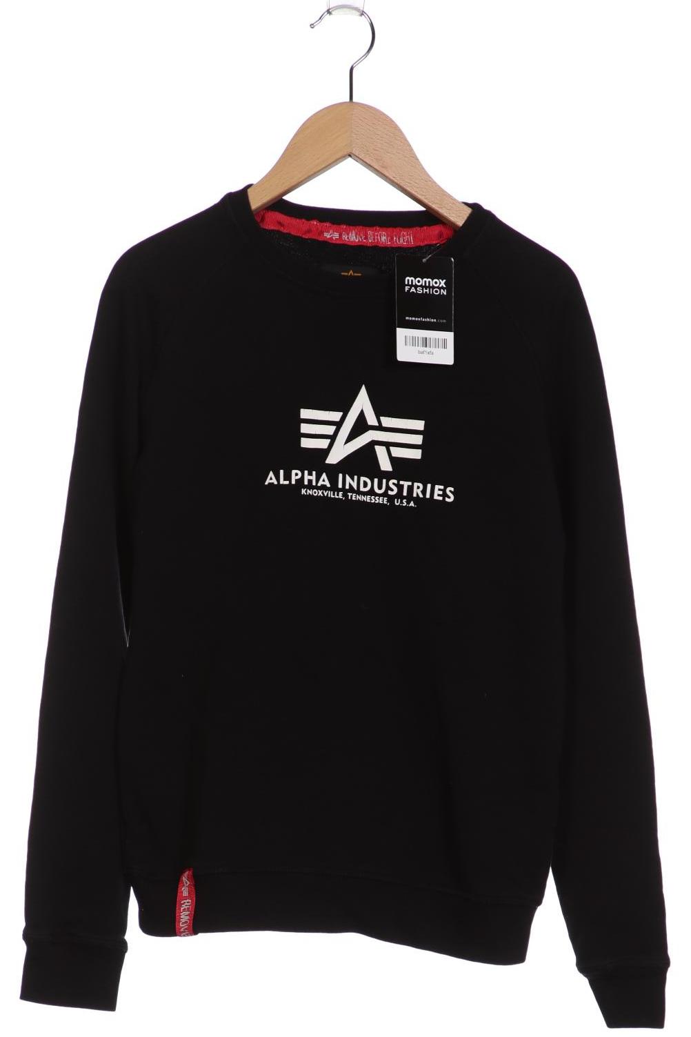 

Alpha industries Damen Sweatshirt, schwarz, Gr. 34