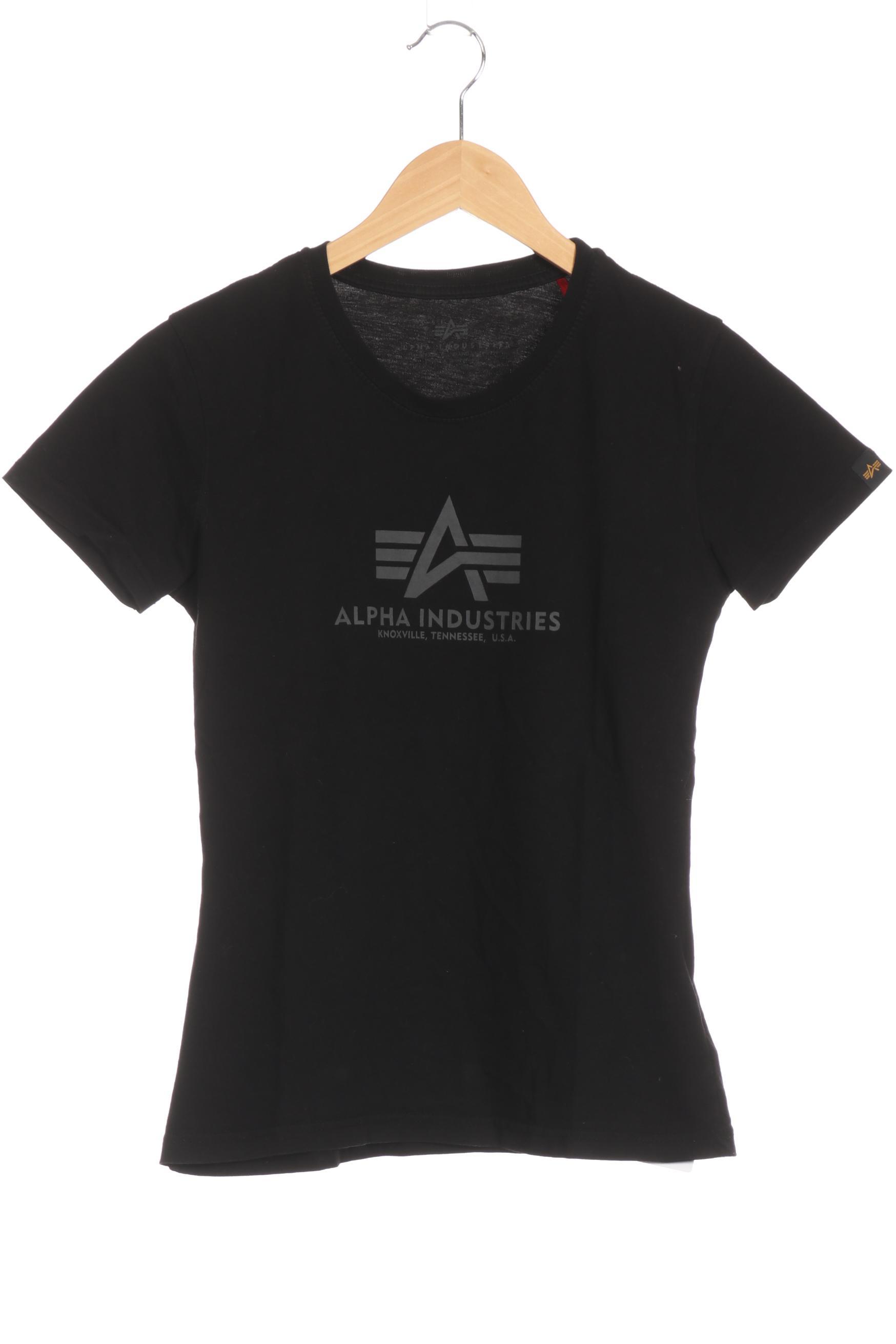 

Alpha industries Damen T-Shirt, schwarz, Gr. 34