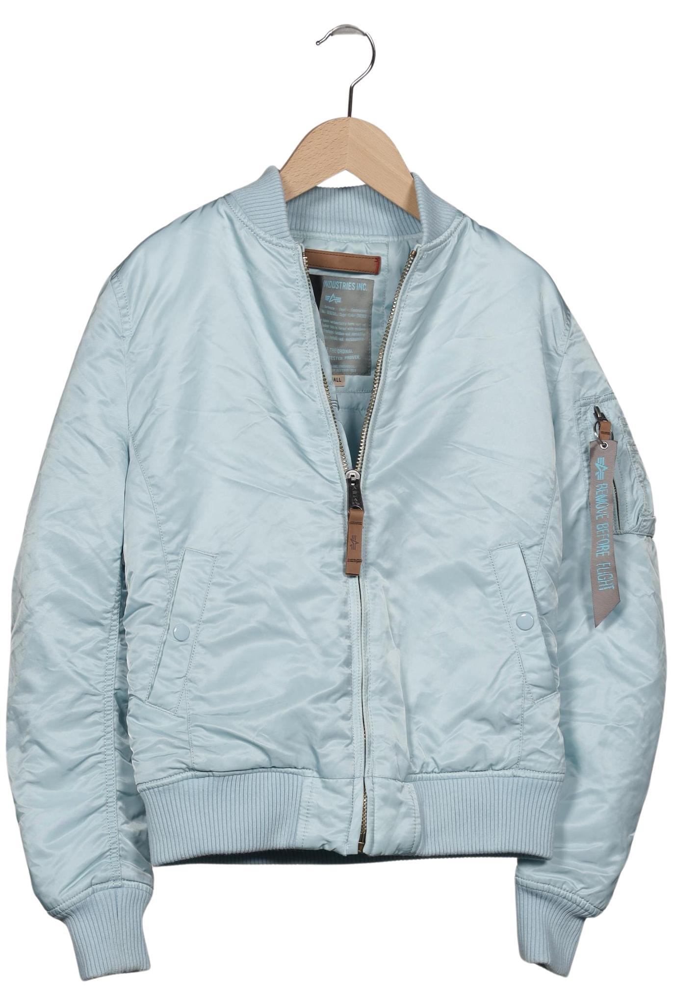 

Alpha industries Damen Jacke, hellblau, Gr. 36