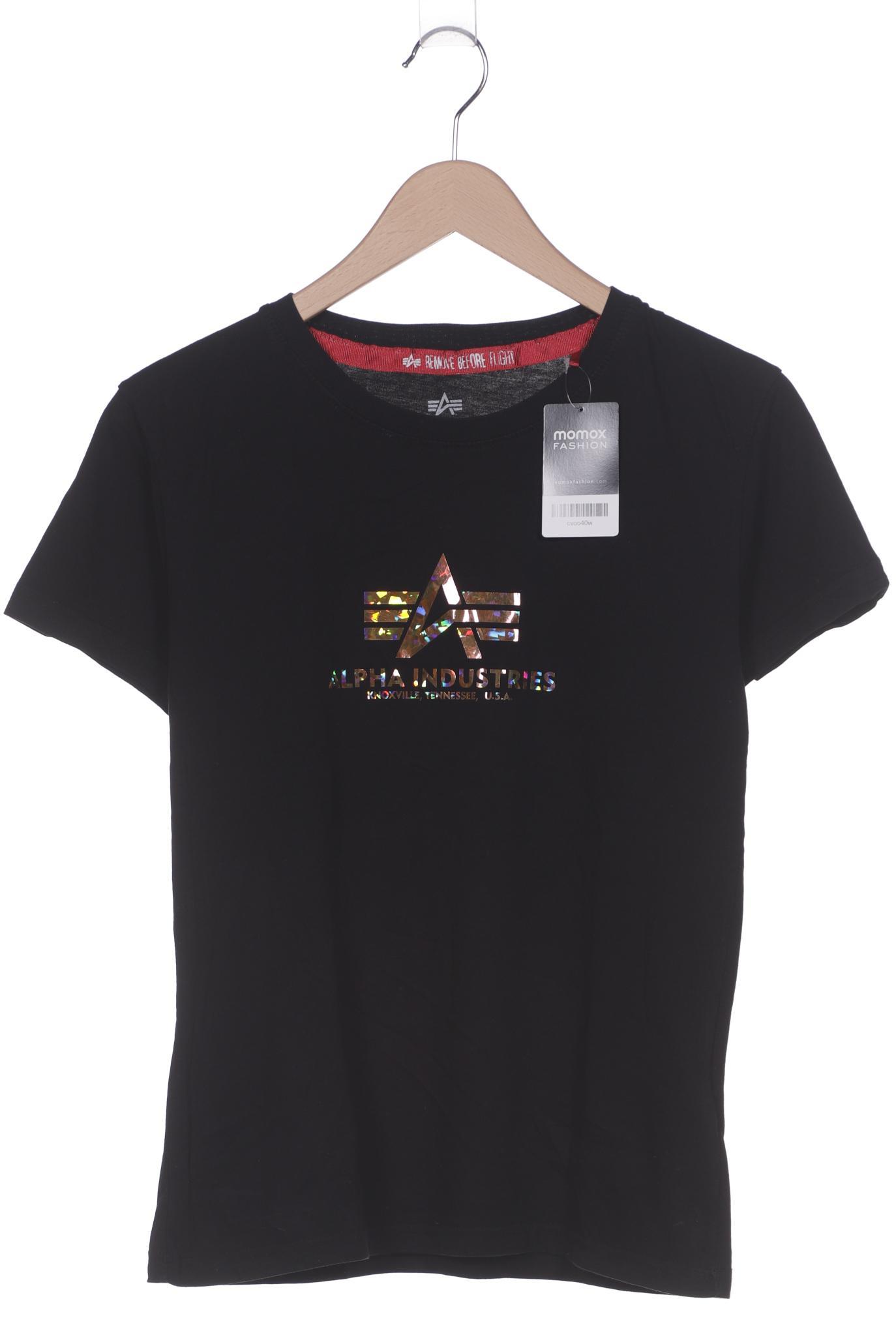 

Alpha industries Damen T-Shirt, schwarz, Gr. 38