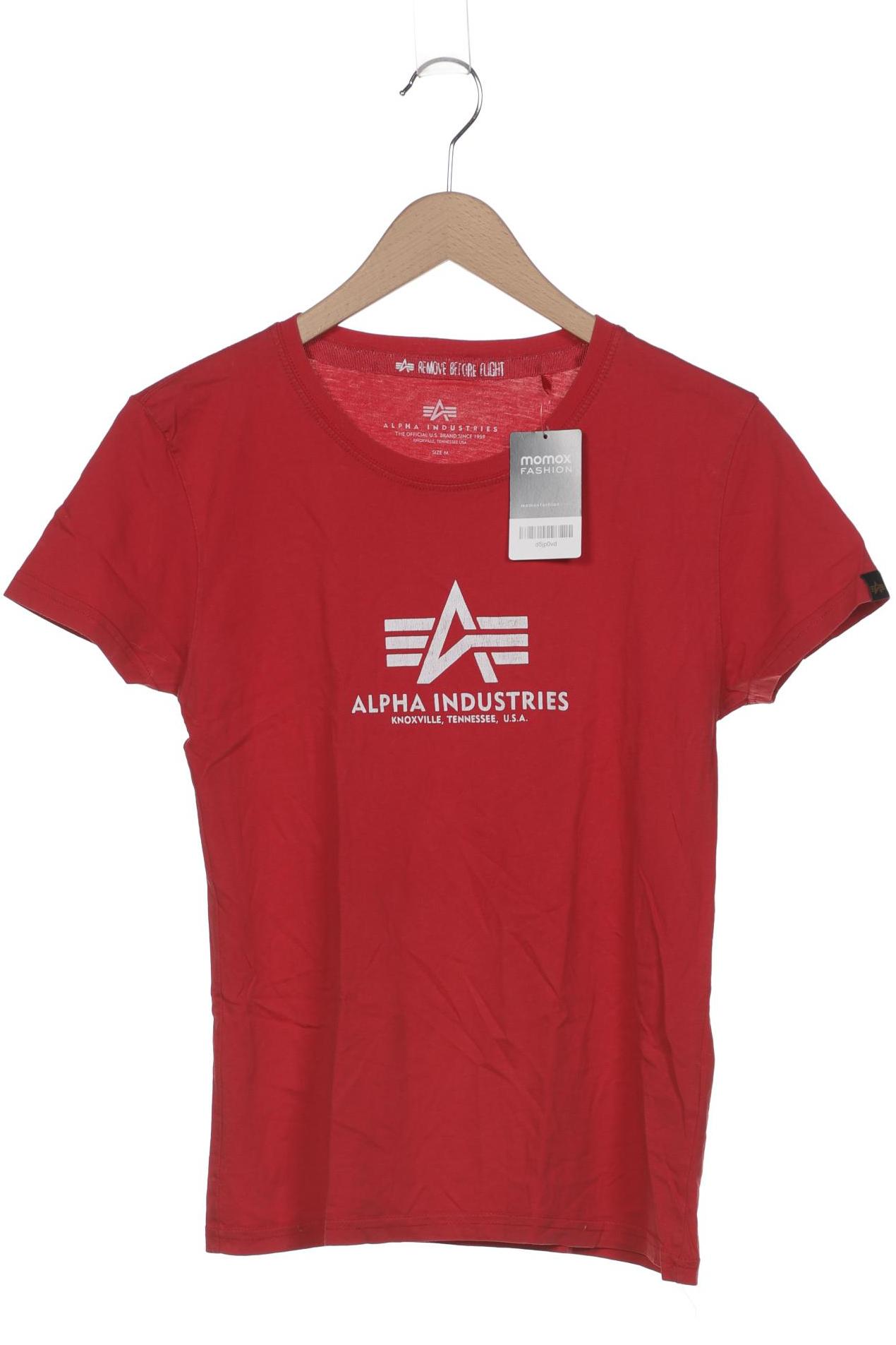 

Alpha industries Damen T-Shirt, rot, Gr. 38