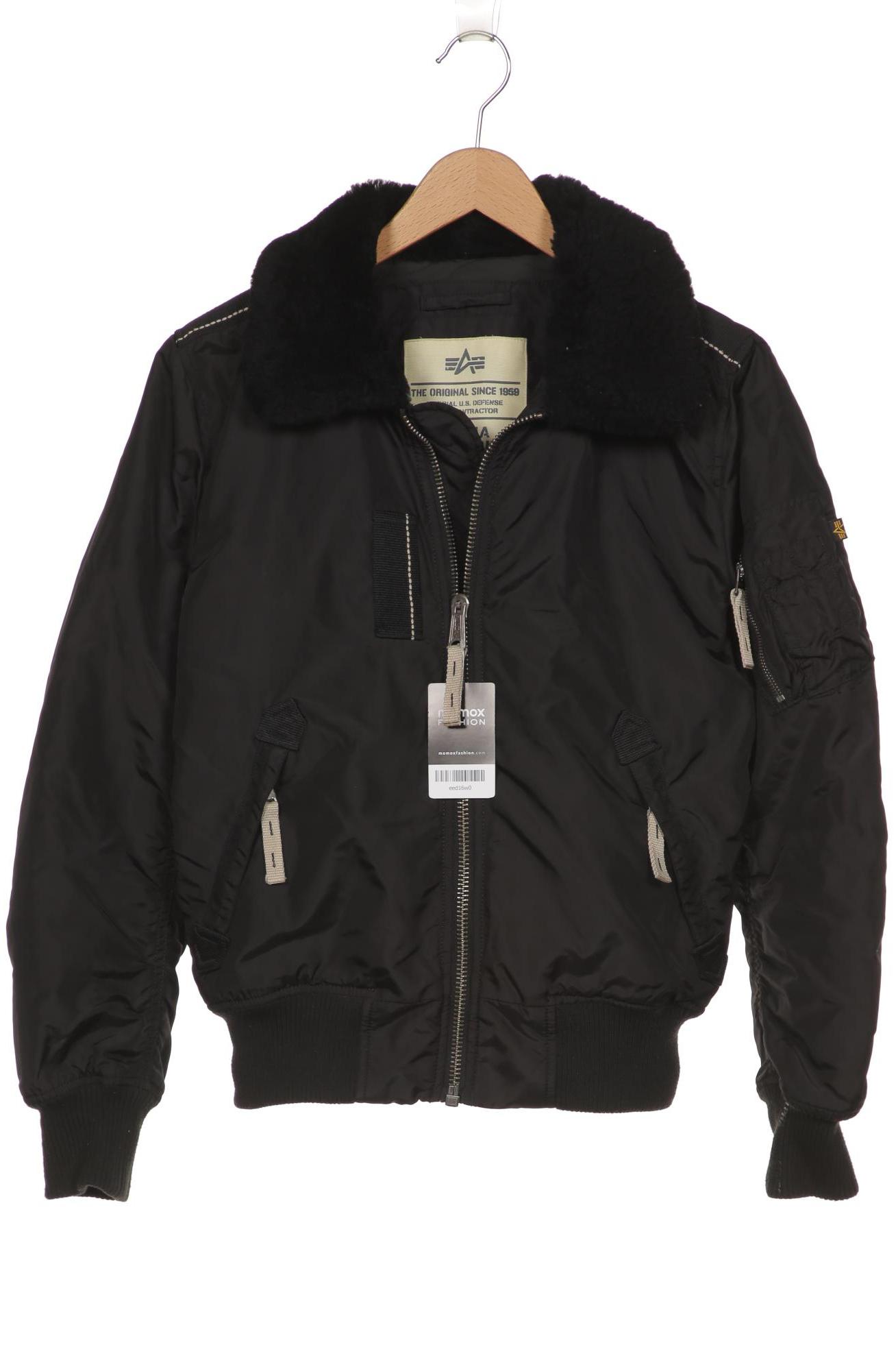 

Alpha industries Damen Jacke, schwarz, Gr. 36