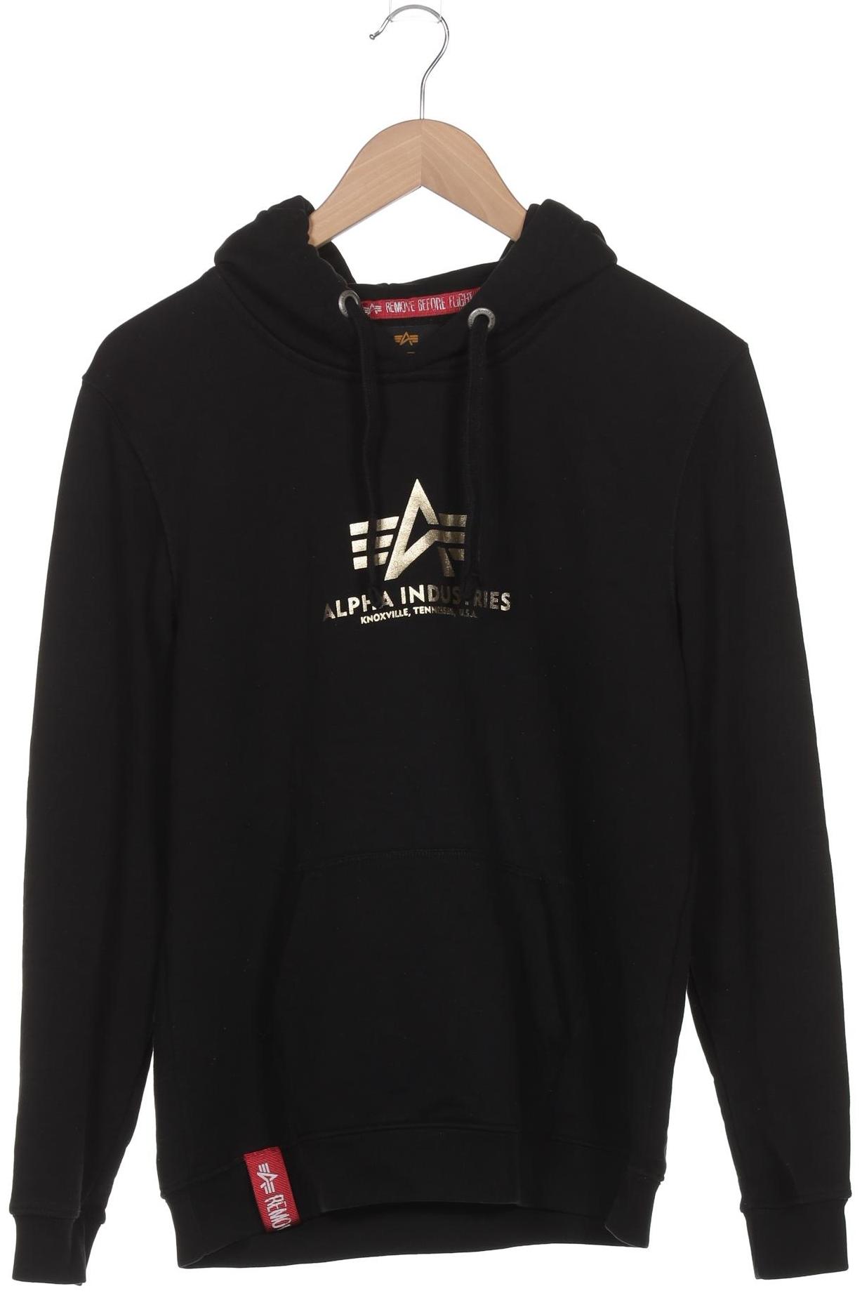 

Alpha industries Damen Kapuzenpullover, schwarz, Gr. 42