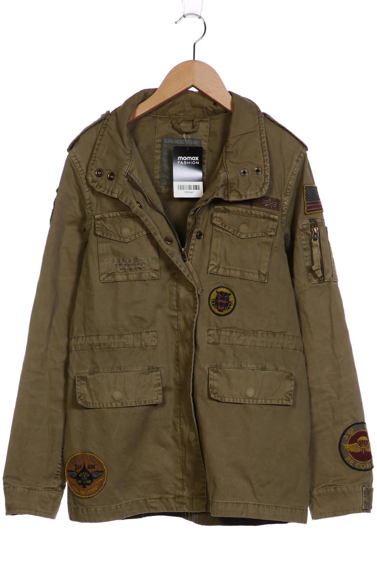 

Alpha industries Damen Jacke, grün, Gr. 36