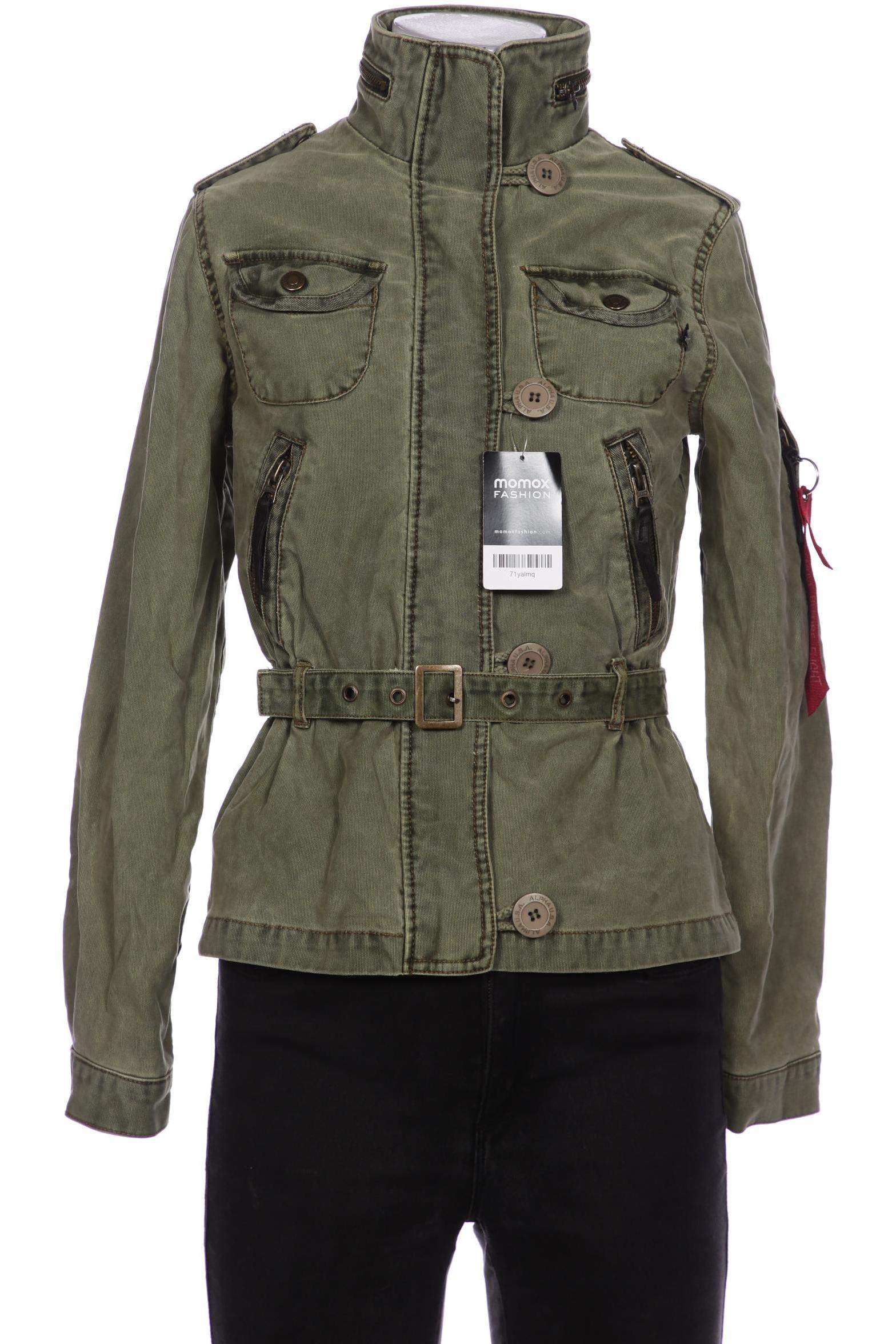 

Alpha industries Damen Jacke, grün, Gr. 34
