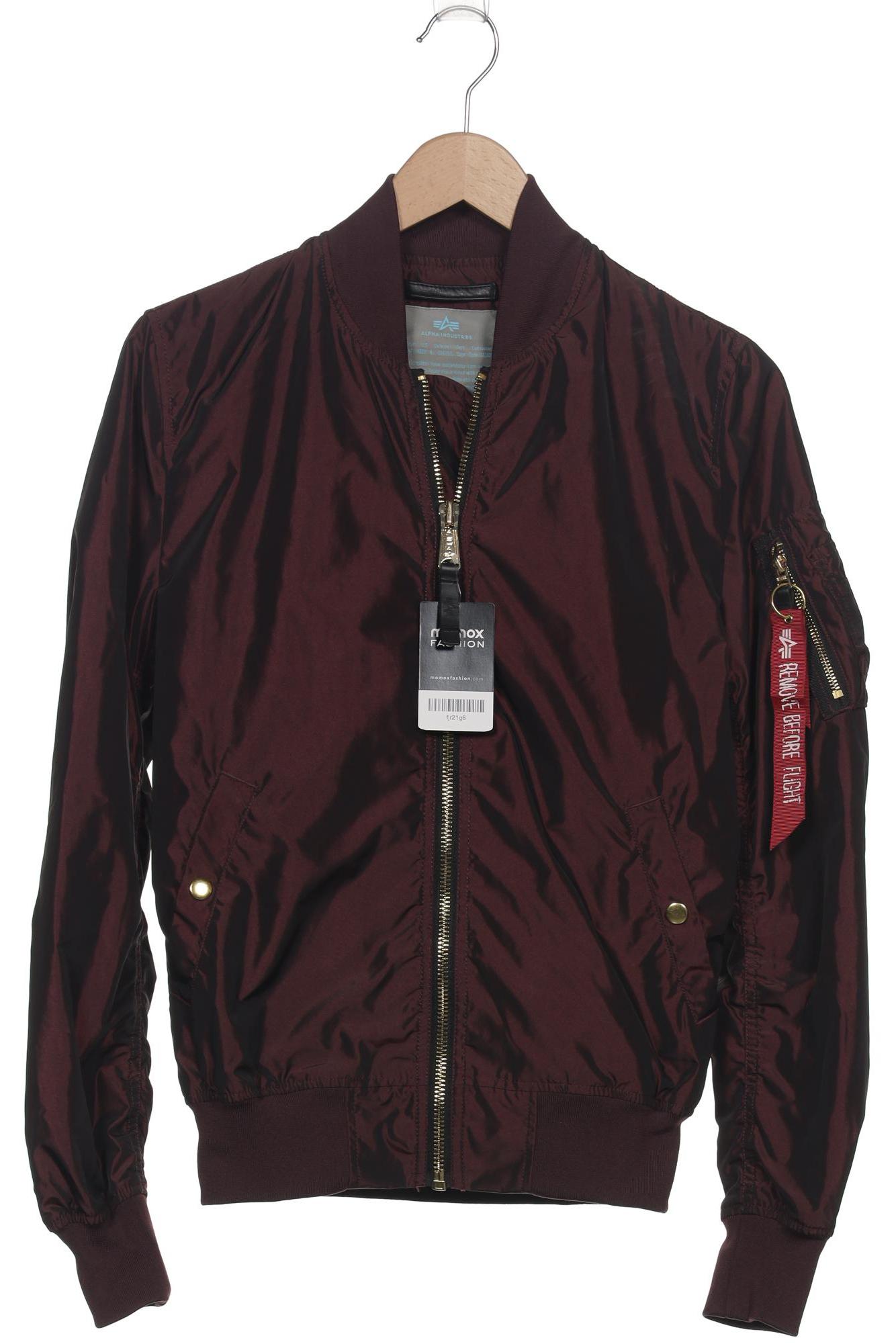 

Alpha industries Damen Jacke, bordeaux, Gr. 42