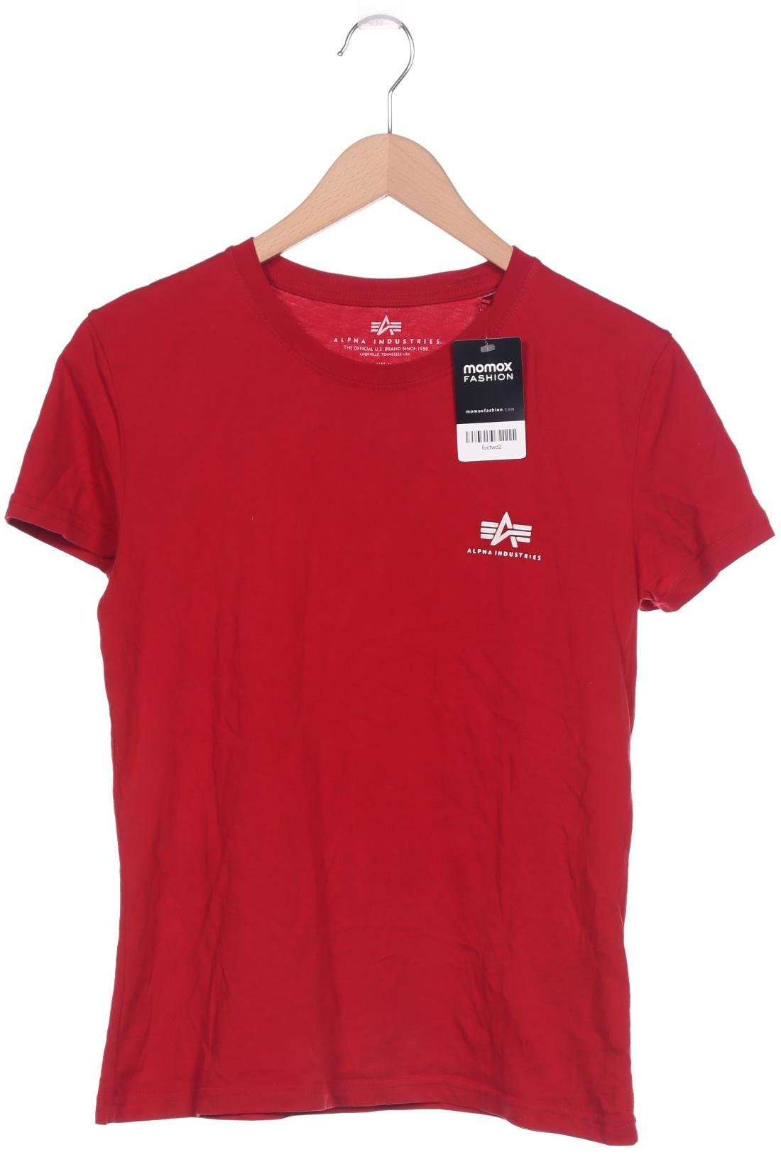 

Alpha industries Damen T-Shirt, rot, Gr. 38
