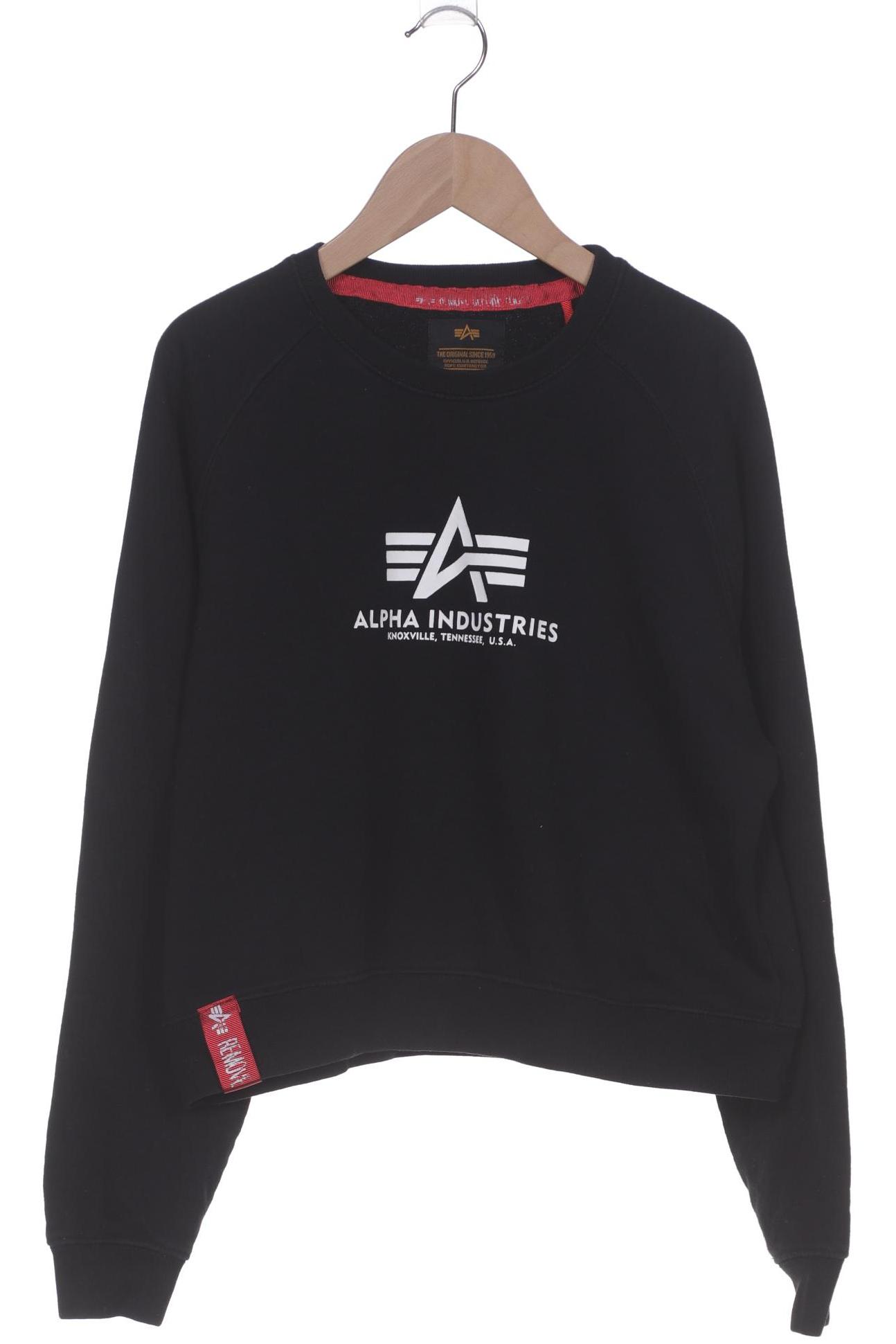 

Alpha industries Damen Sweatshirt, schwarz, Gr. 38